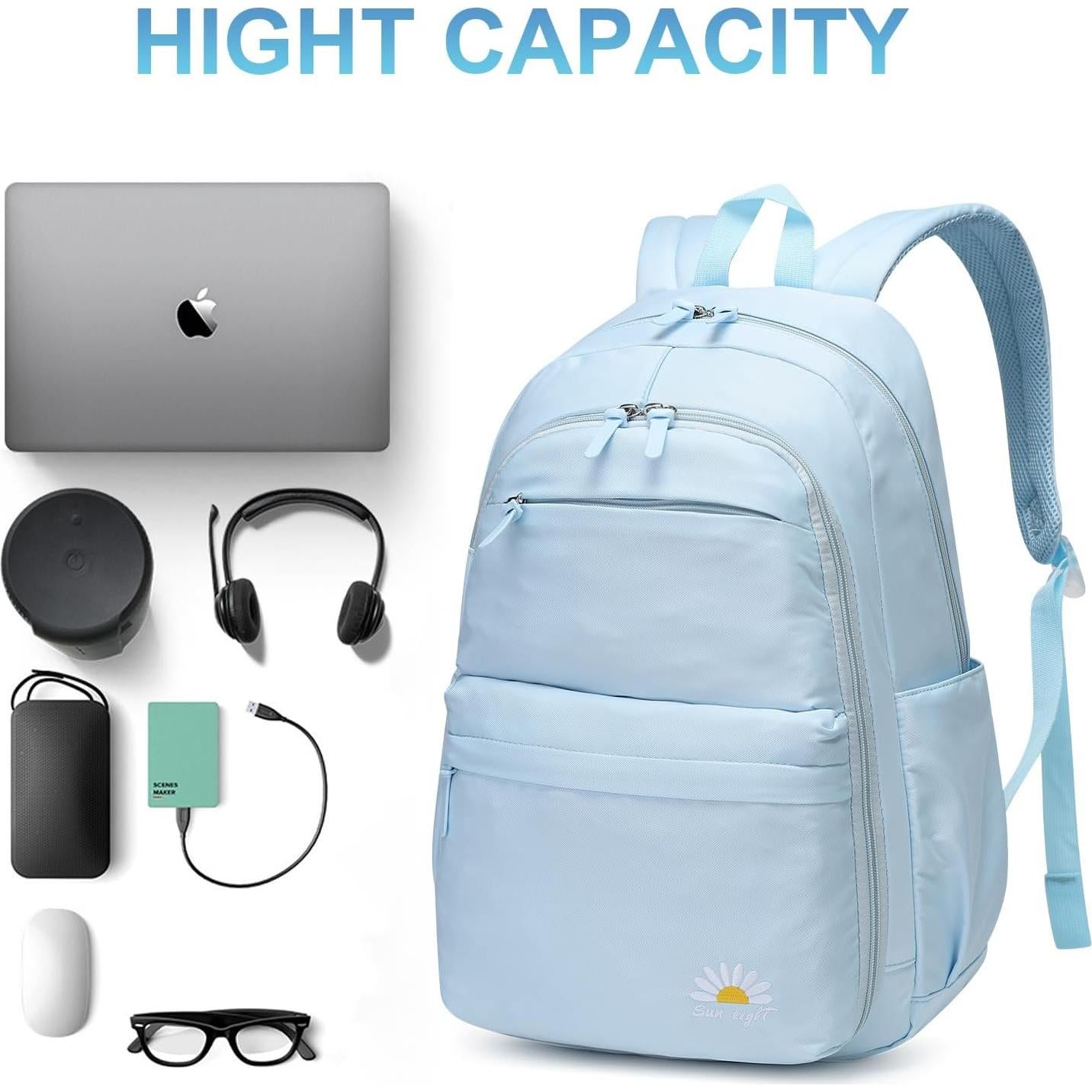 Mochila Escolar Impermeable CaranY 38L para Niños 6-18 Años