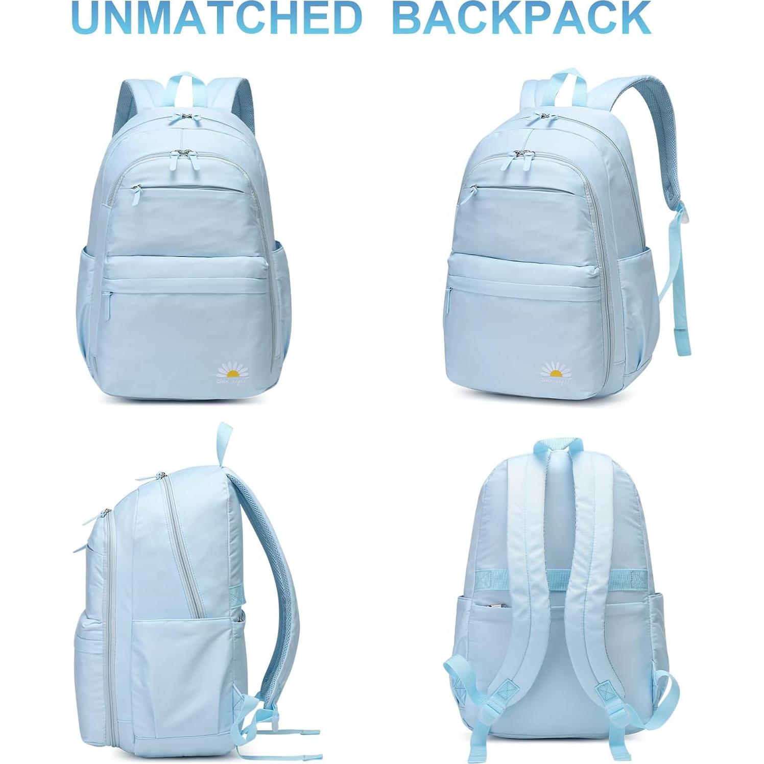 Mochila Escolar Impermeable CaranY 38L para Niños 6-18 Años