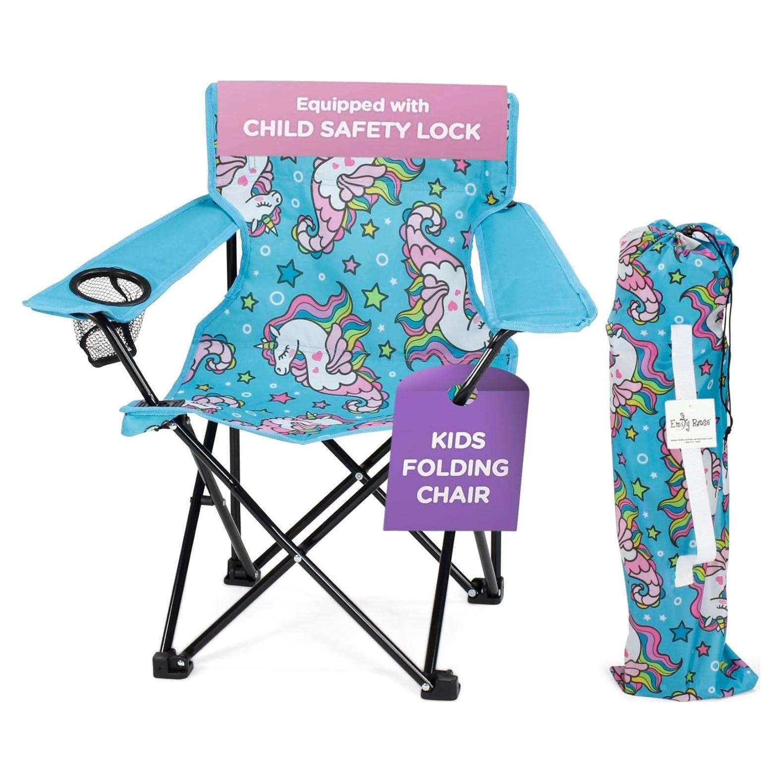 Silla Plegable para Niños Emily Rose Unicornios Marinos
