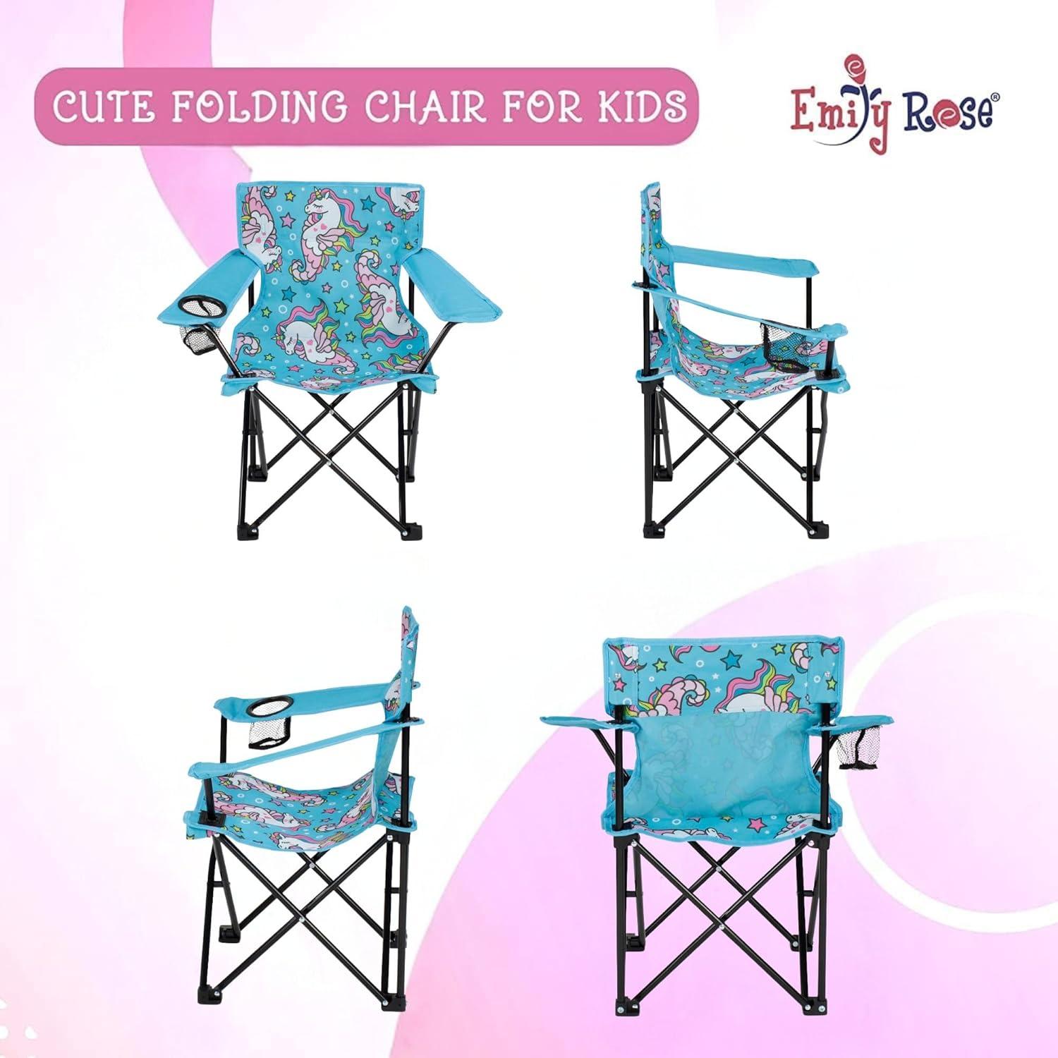 Silla Plegable para Niños Emily Rose Unicornios Marinos