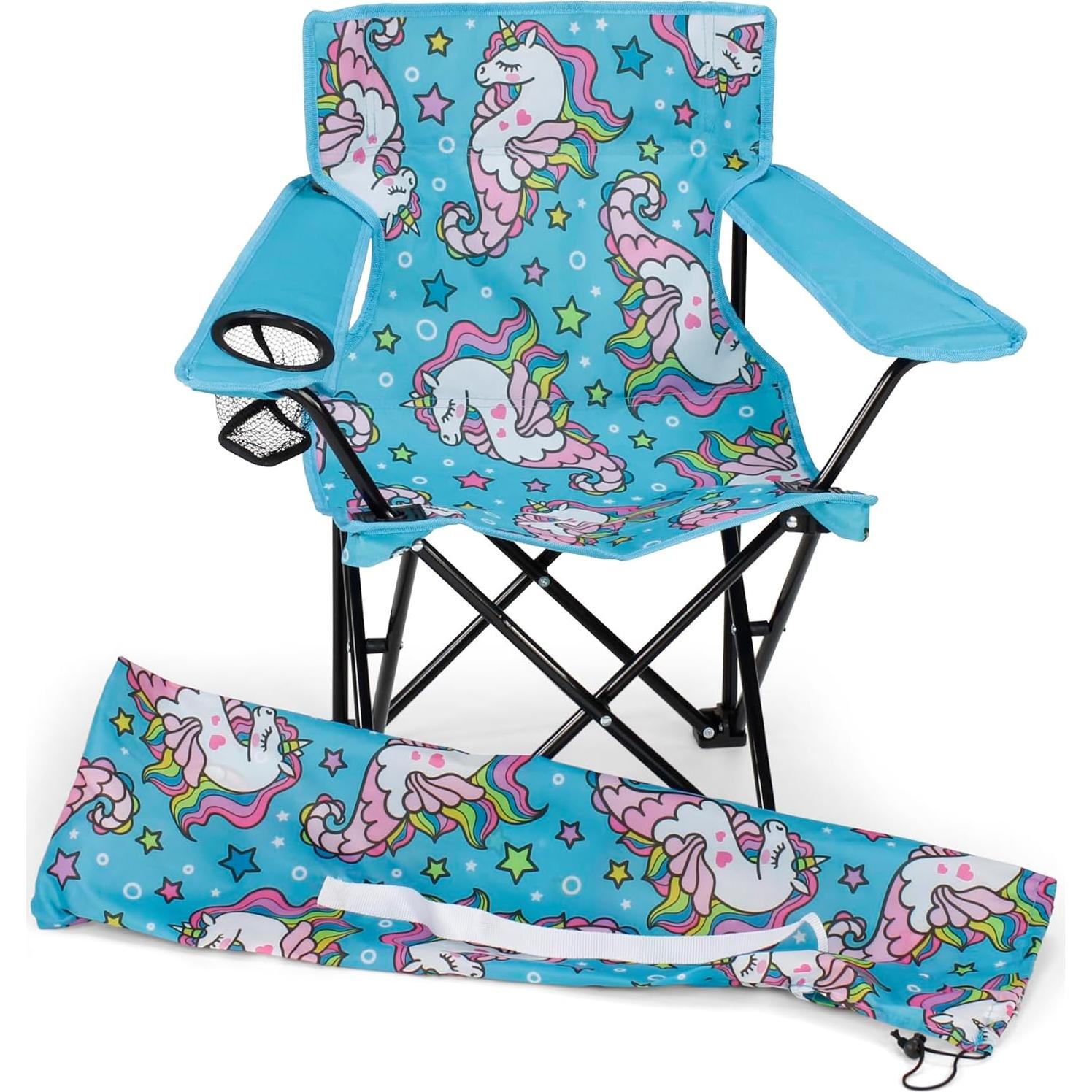 Silla Plegable para Niños Emily Rose Unicornios Marinos