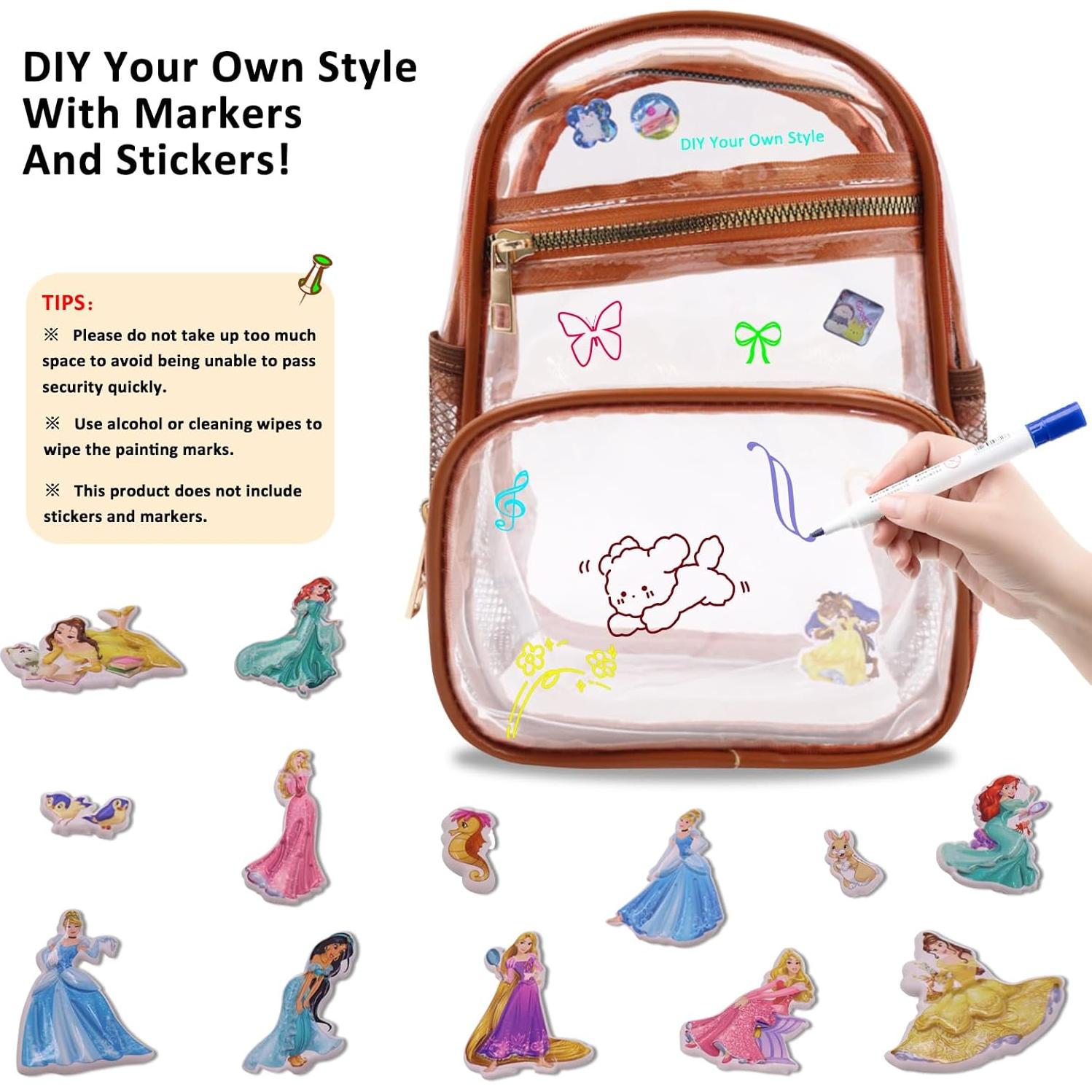 Bolsa Transparente MOVOYEE Aprobada para Estadio 10x5x3cm