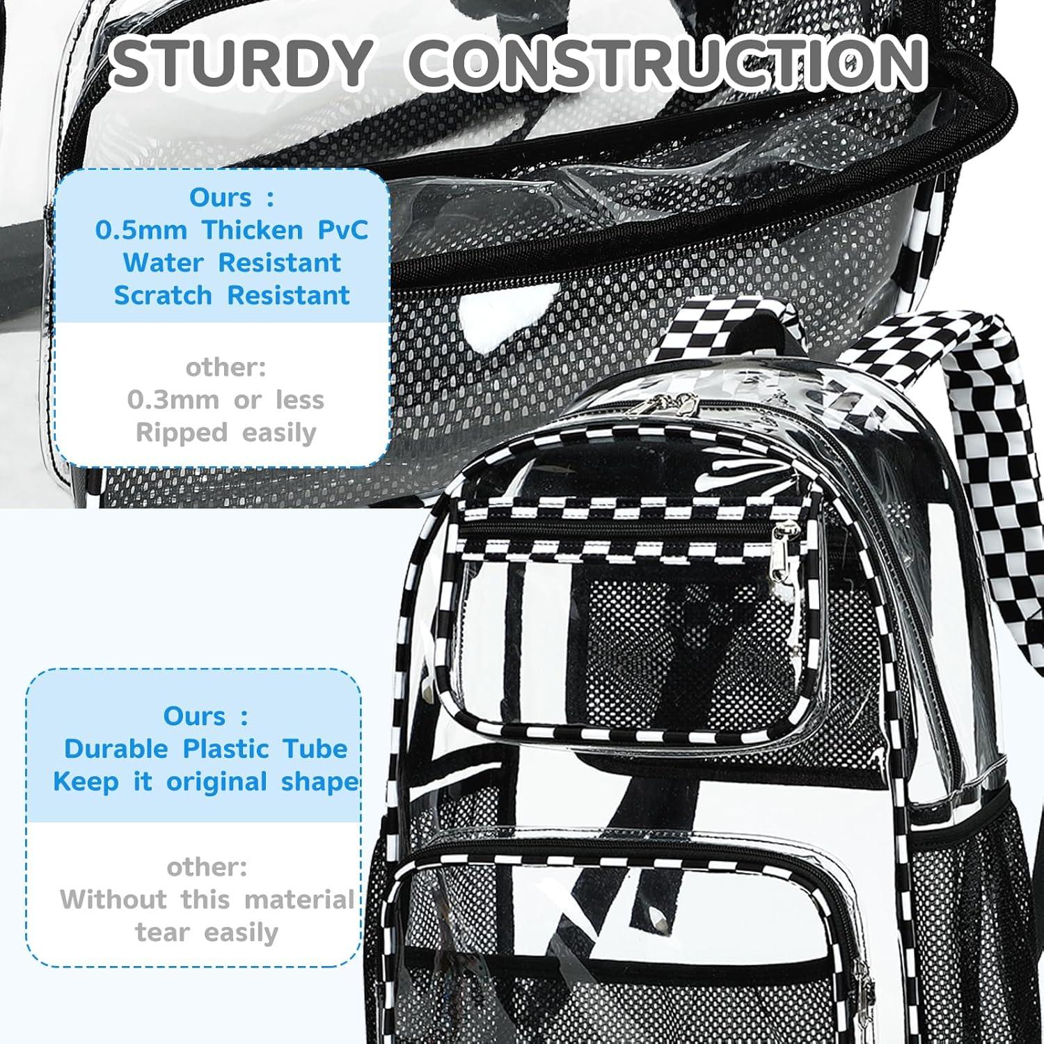 Mochila Transparente Bluboon para Niños 44.9x30.9cm 20L