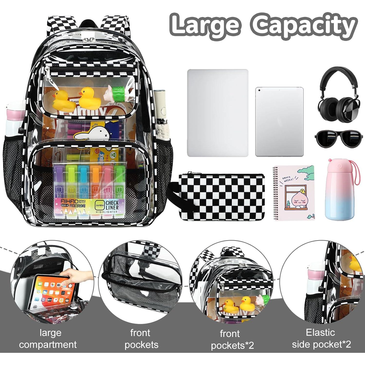 Mochila Transparente Bluboon para Niños 44.9x30.9cm 20L