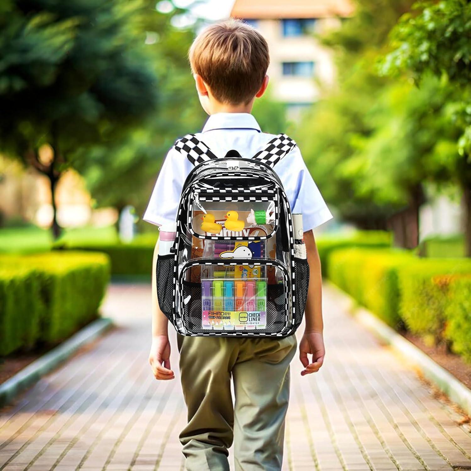 Mochila Transparente Bluboon para Niños 44.9x30.9cm 20L