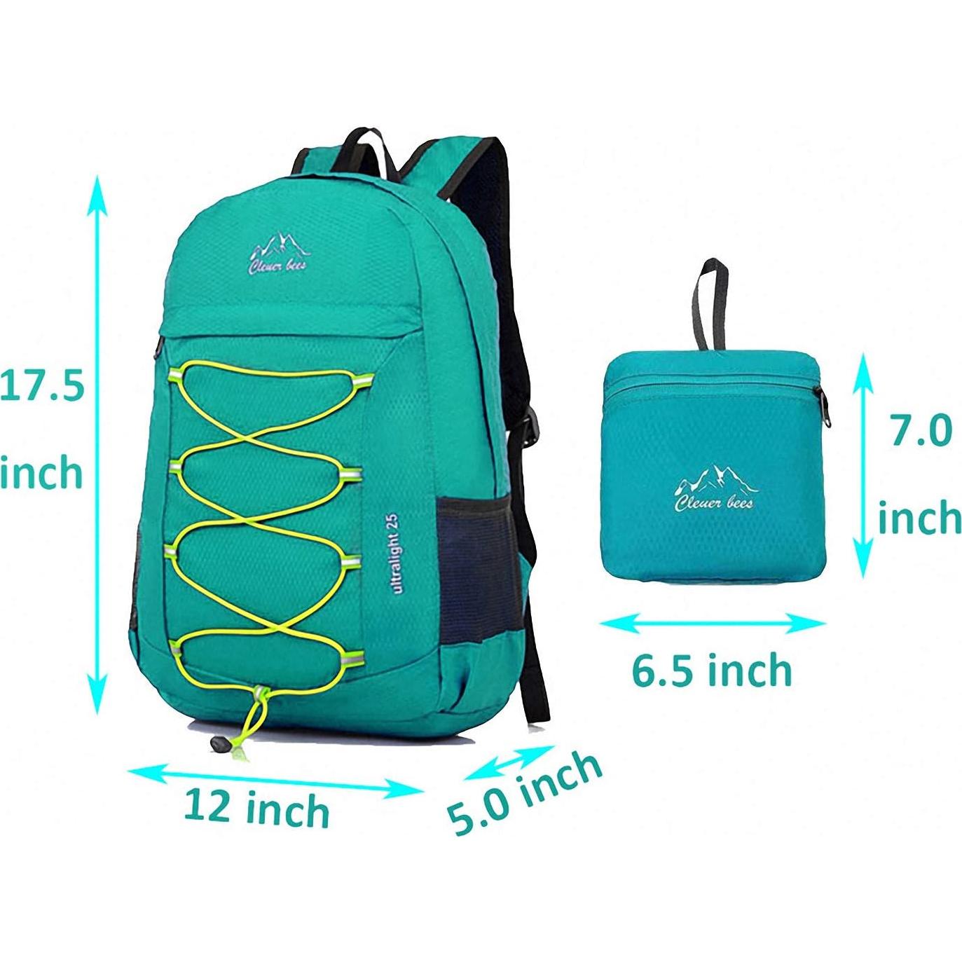 Mochila de Senderismo Compacta CLEVER BEES 25L Resistente al Agua