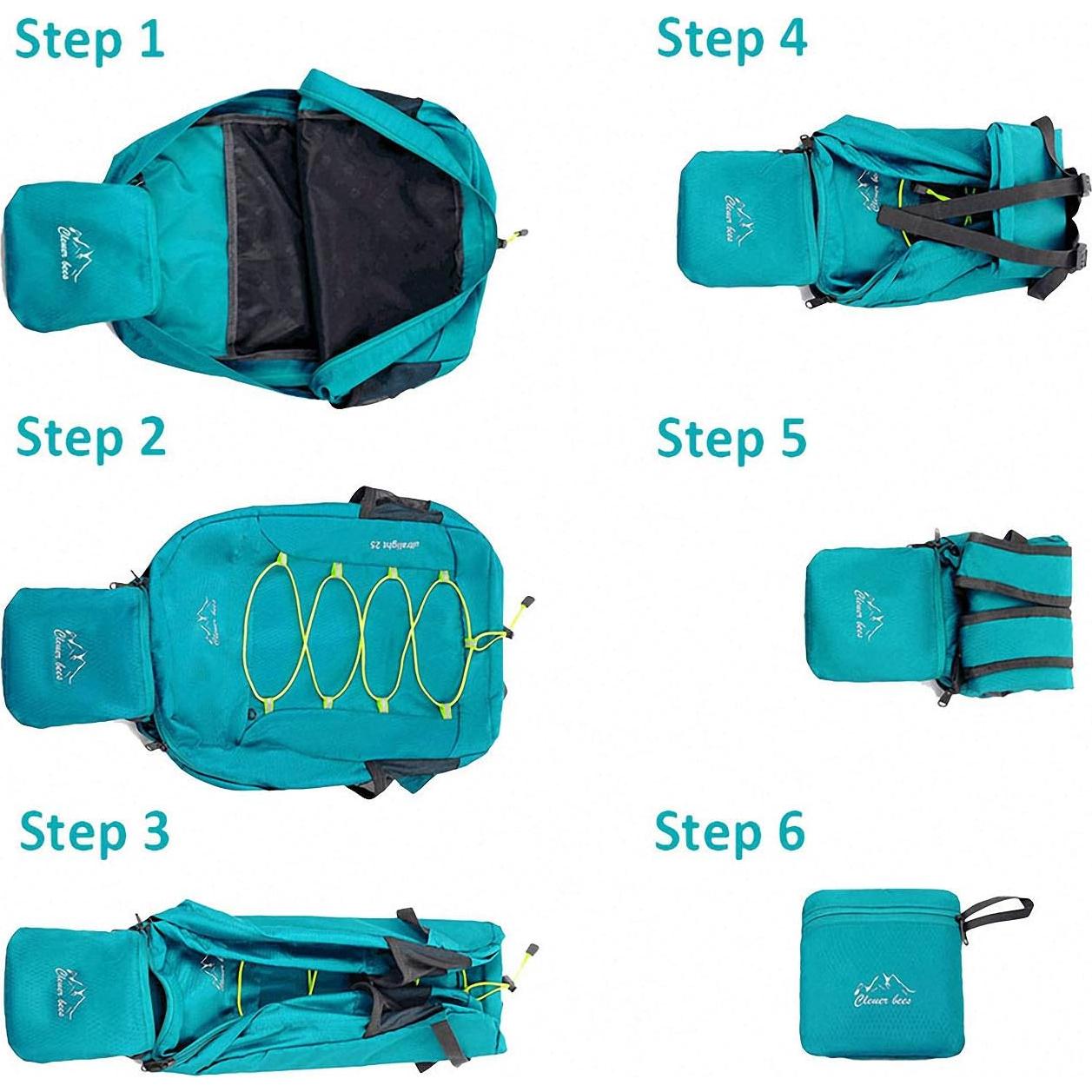 Mochila de Senderismo Compacta CLEVER BEES 25L Resistente al Agua