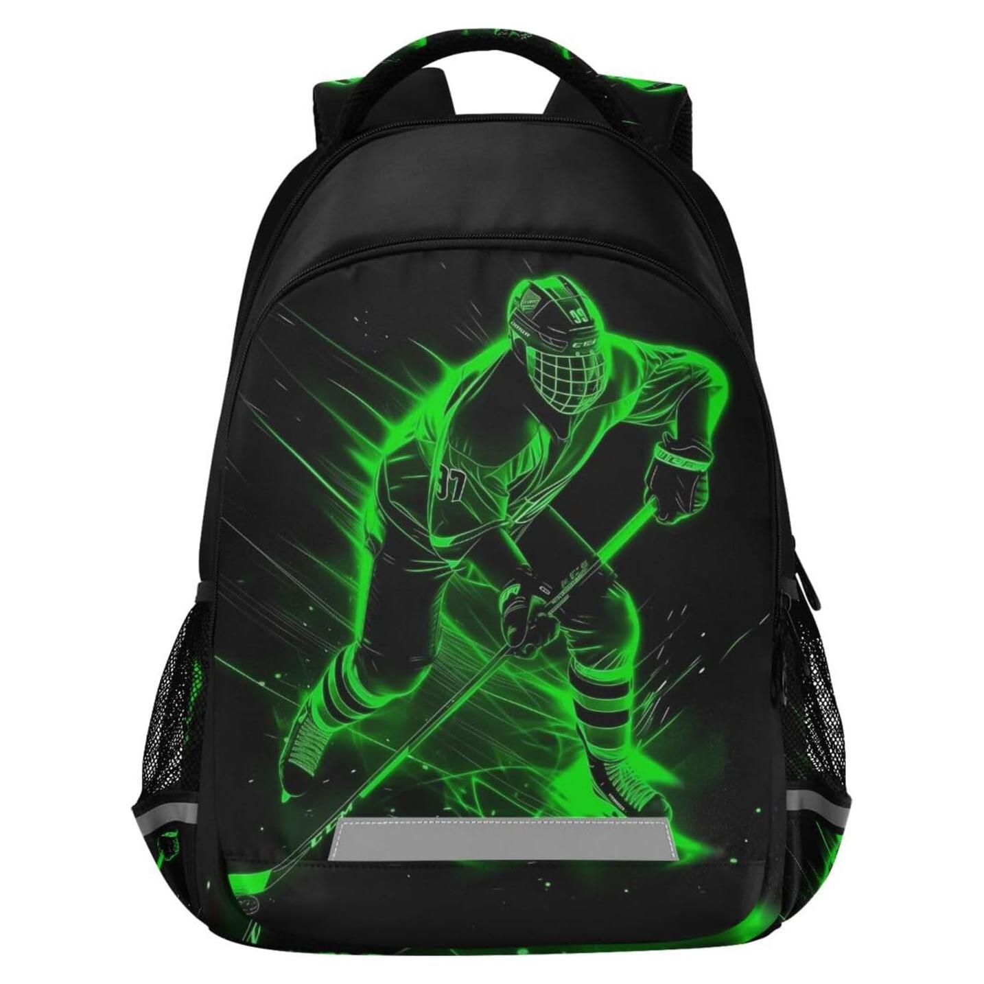 Mochila Escolar Verde para Niños WEVIBOFU 22L Ergonométrica
