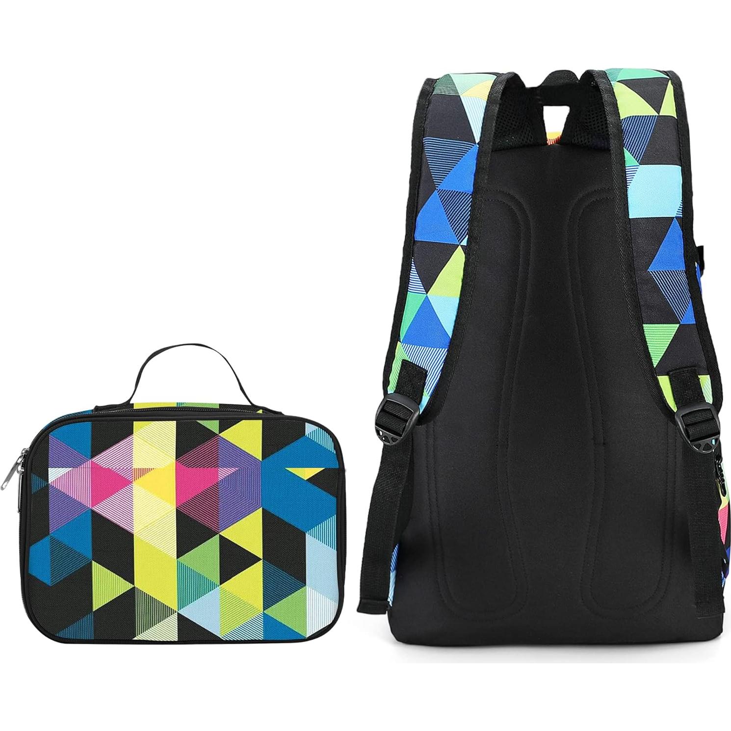 Mochila Escolar Unisex Ricky-H 25L + Bolsa de Almuerzo