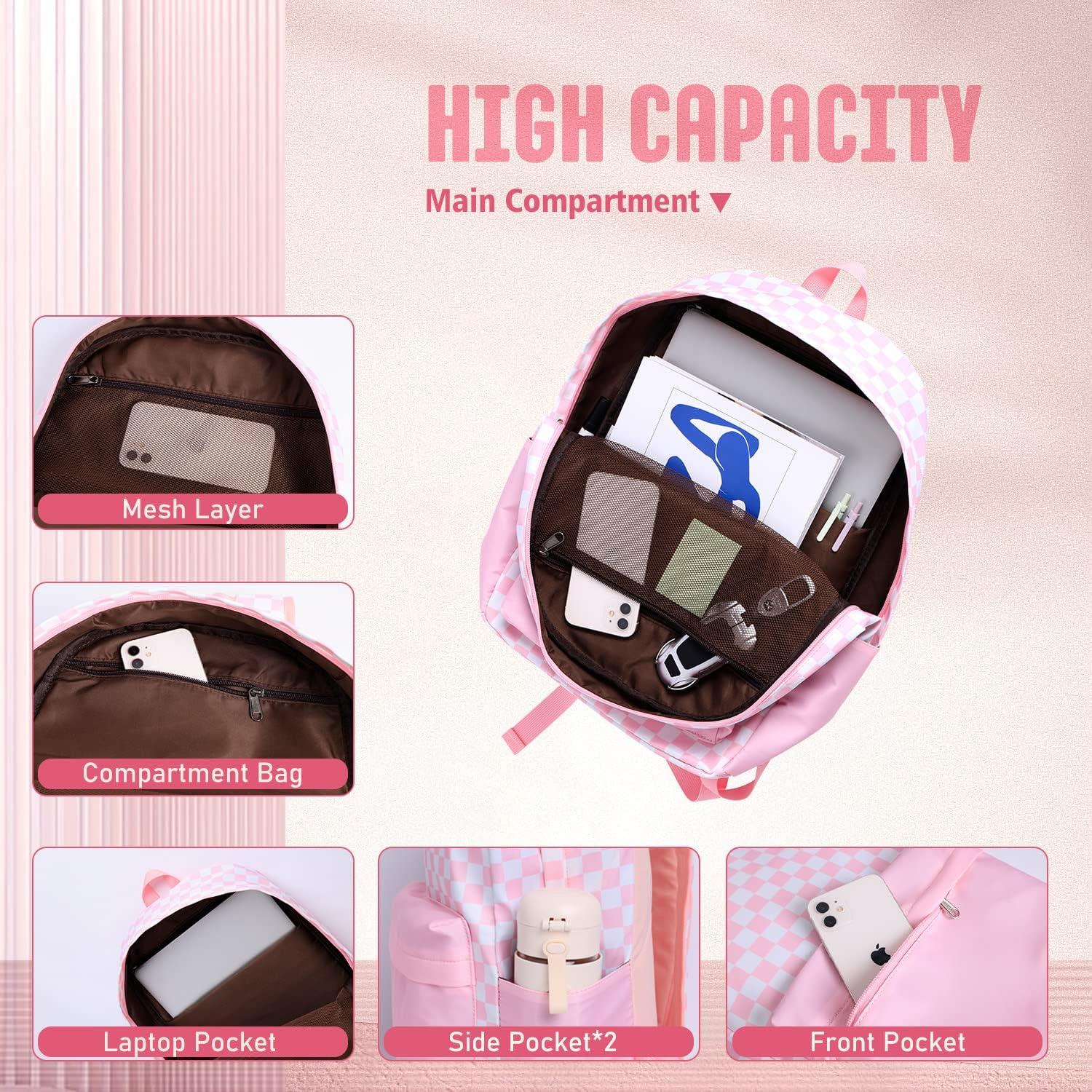 Mochila Escolar UREYMX Impermeable 43x30x14 cm Negra