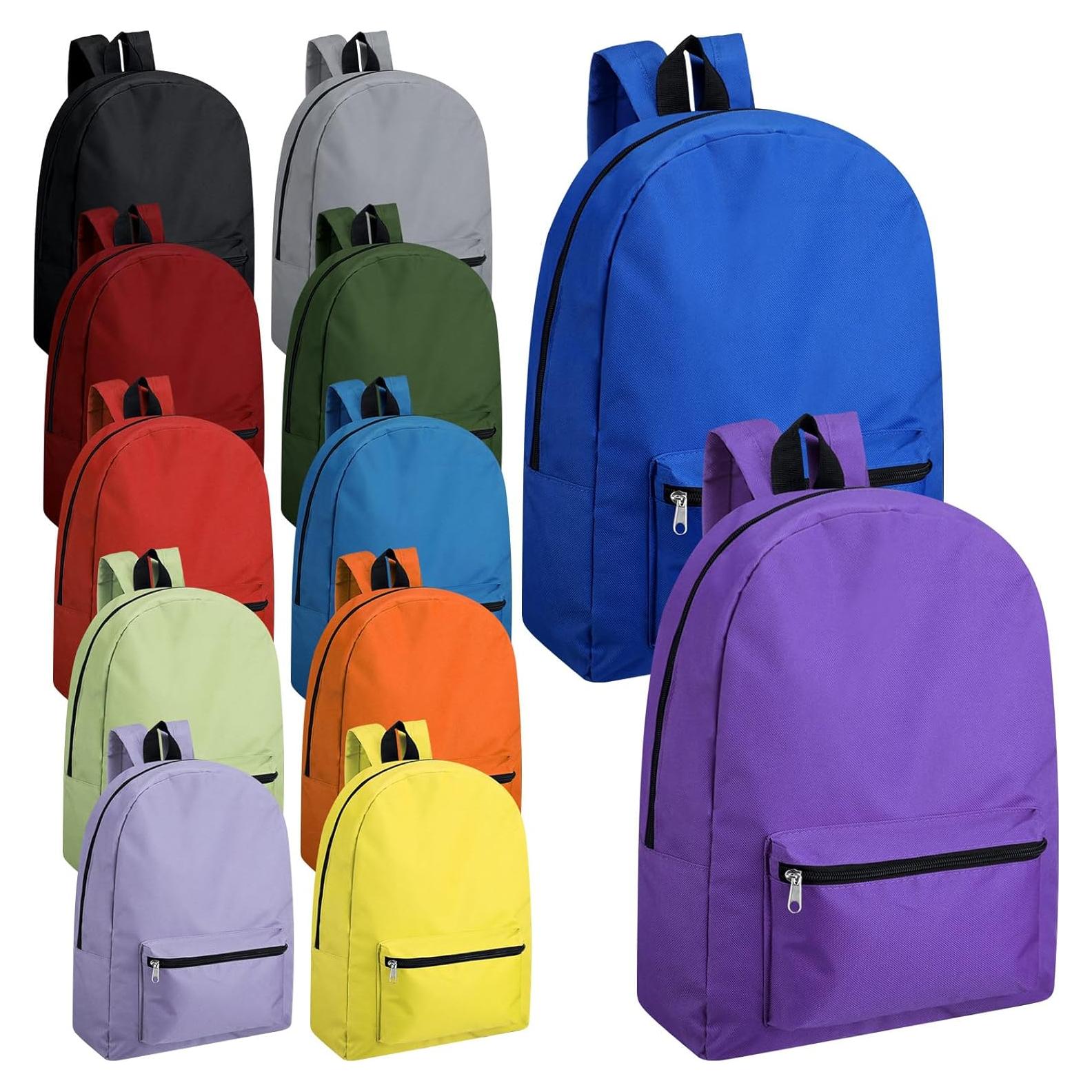 Mochilas Clásicas al por Mayor Amylove 12 Unidades 30x43cm