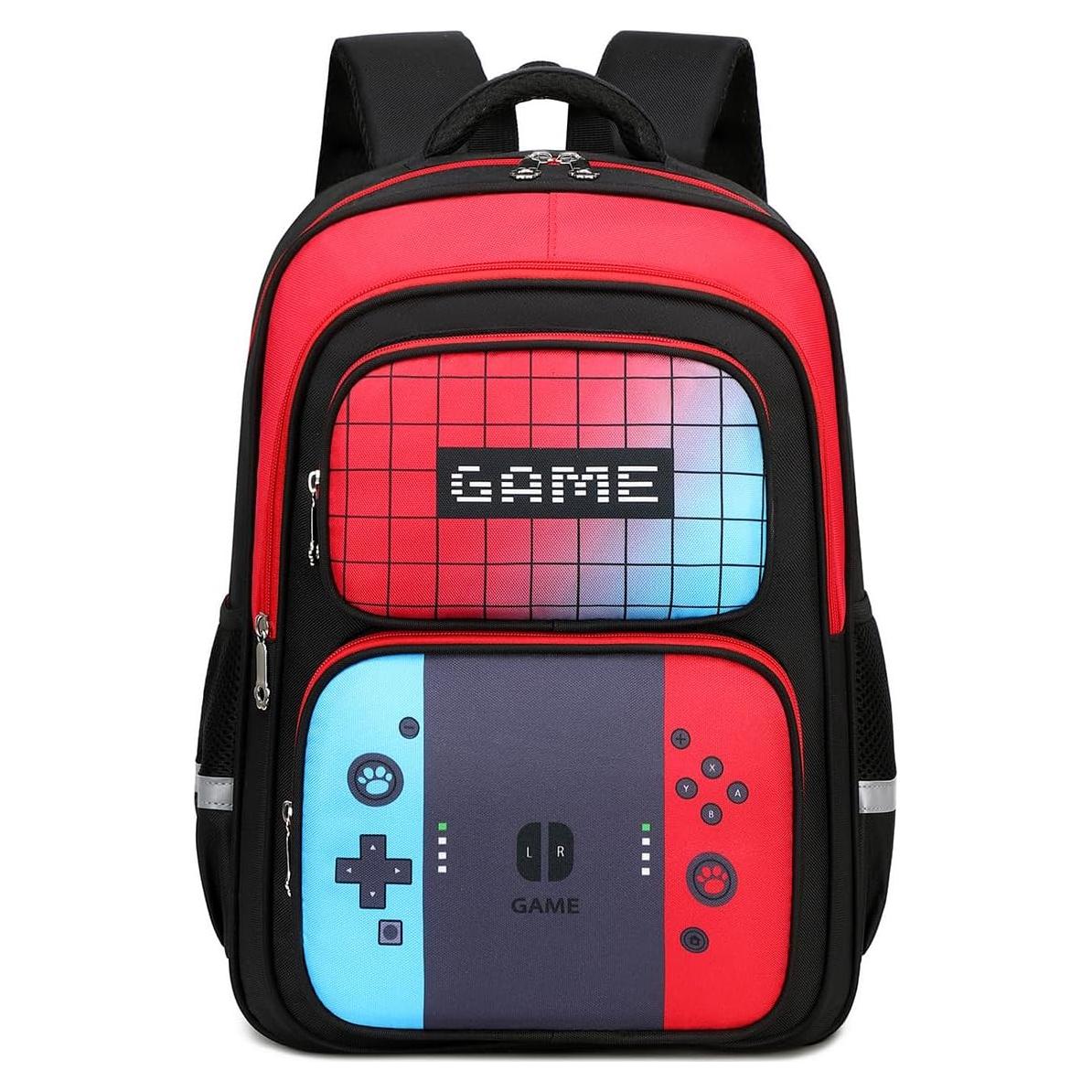 Mochila Escolar Niños YXBB01 Rojo y Azul 43.94 cm Impermeable