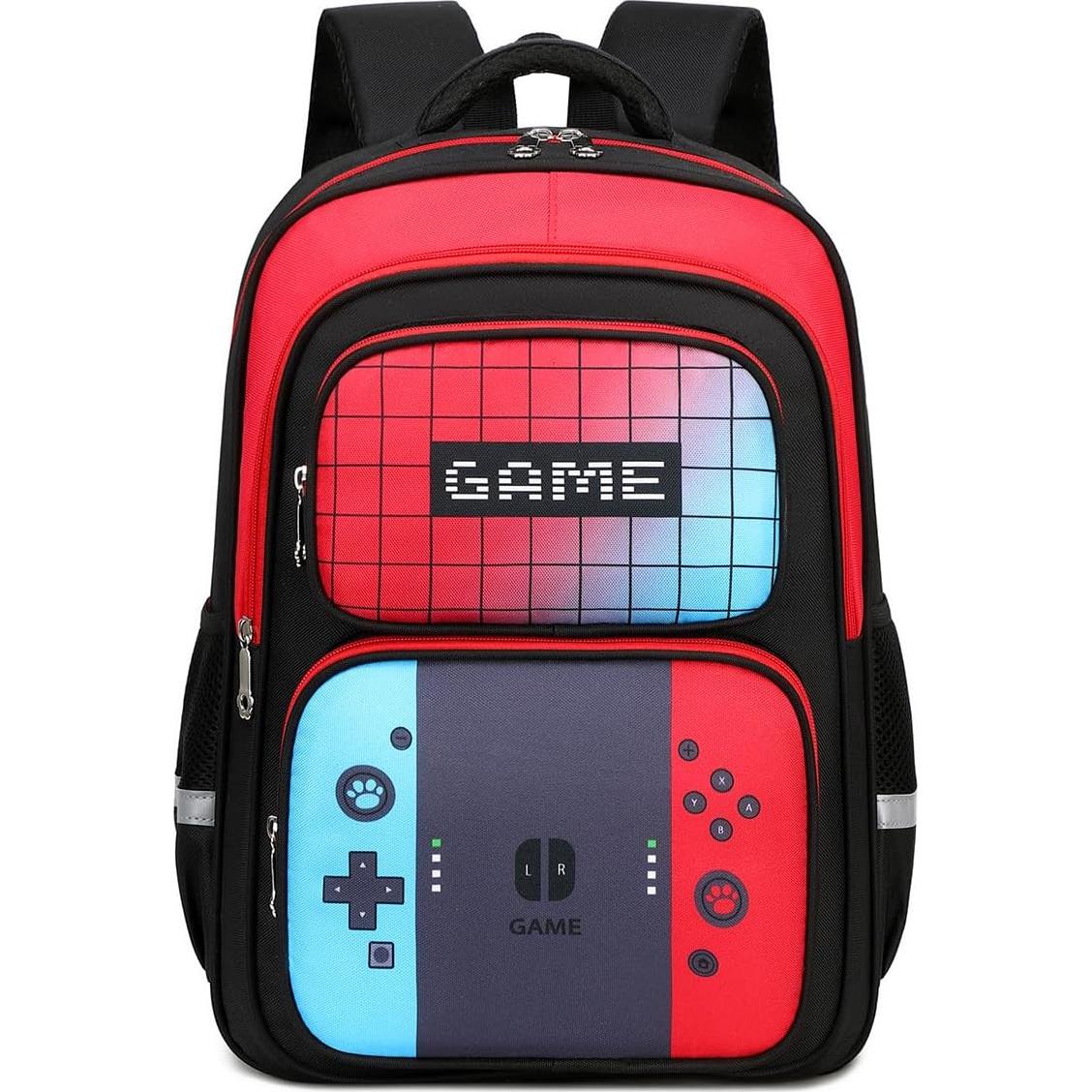 Mochila Escolar Niños YXBB01 Rojo y Azul 43.94 cm Impermeable