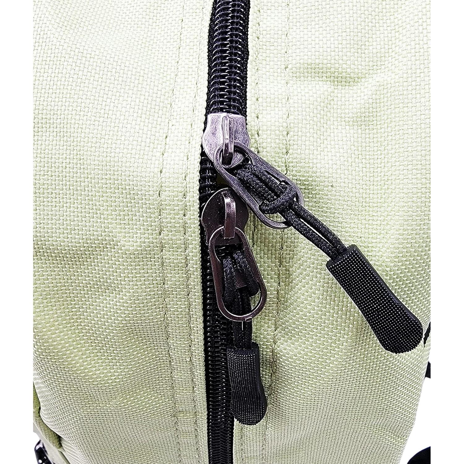 Paquete de 48 mochilas negras de 17 pulgadas con cremallera