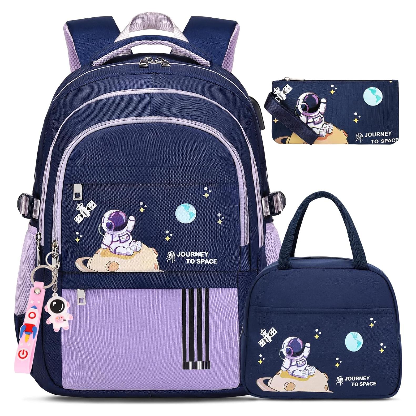 Mochila Escolar Impermeable ACESAK para Niñas 30x15x45cm