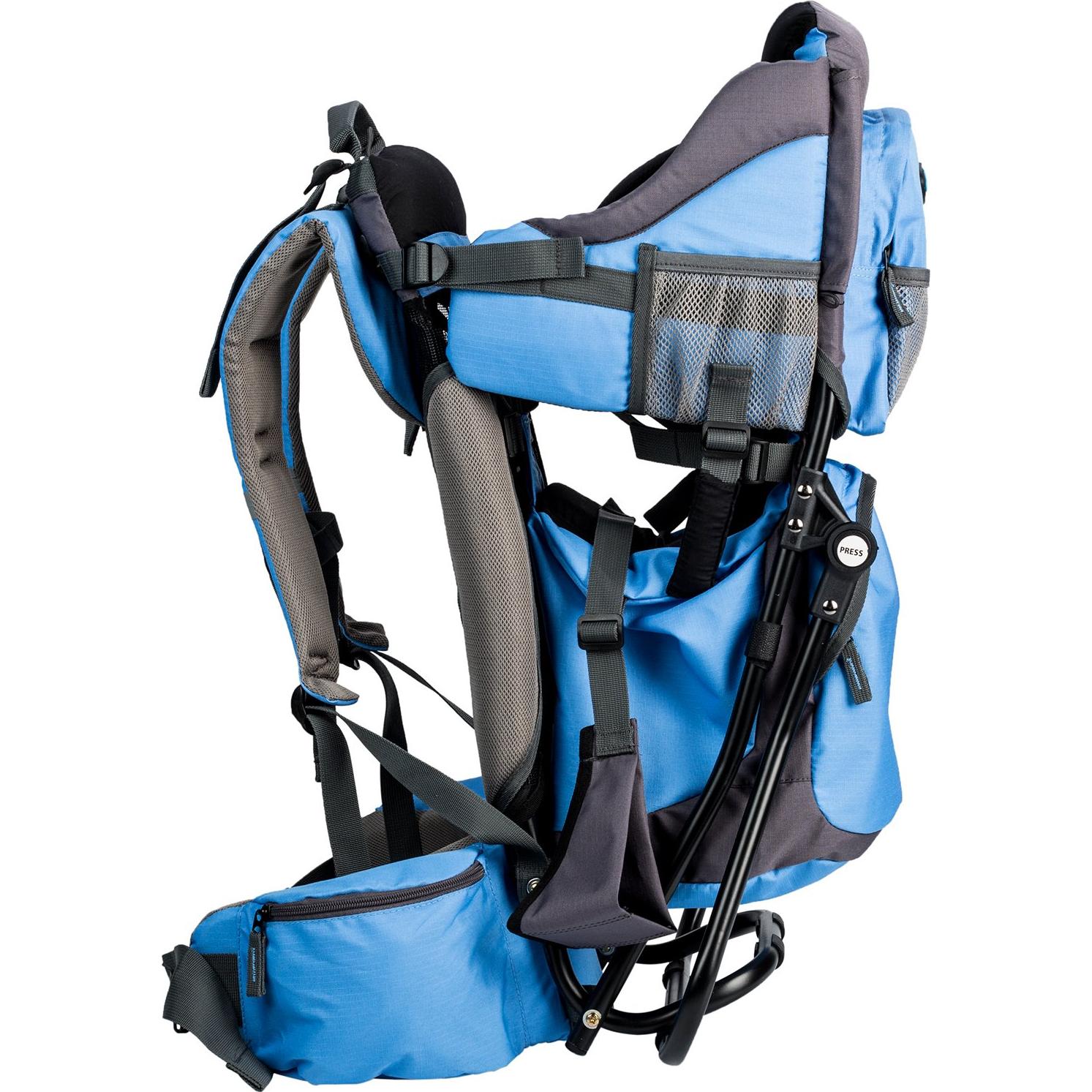 Mochila Portabebés ClevrPlus Canyonero Azul para Senderismo