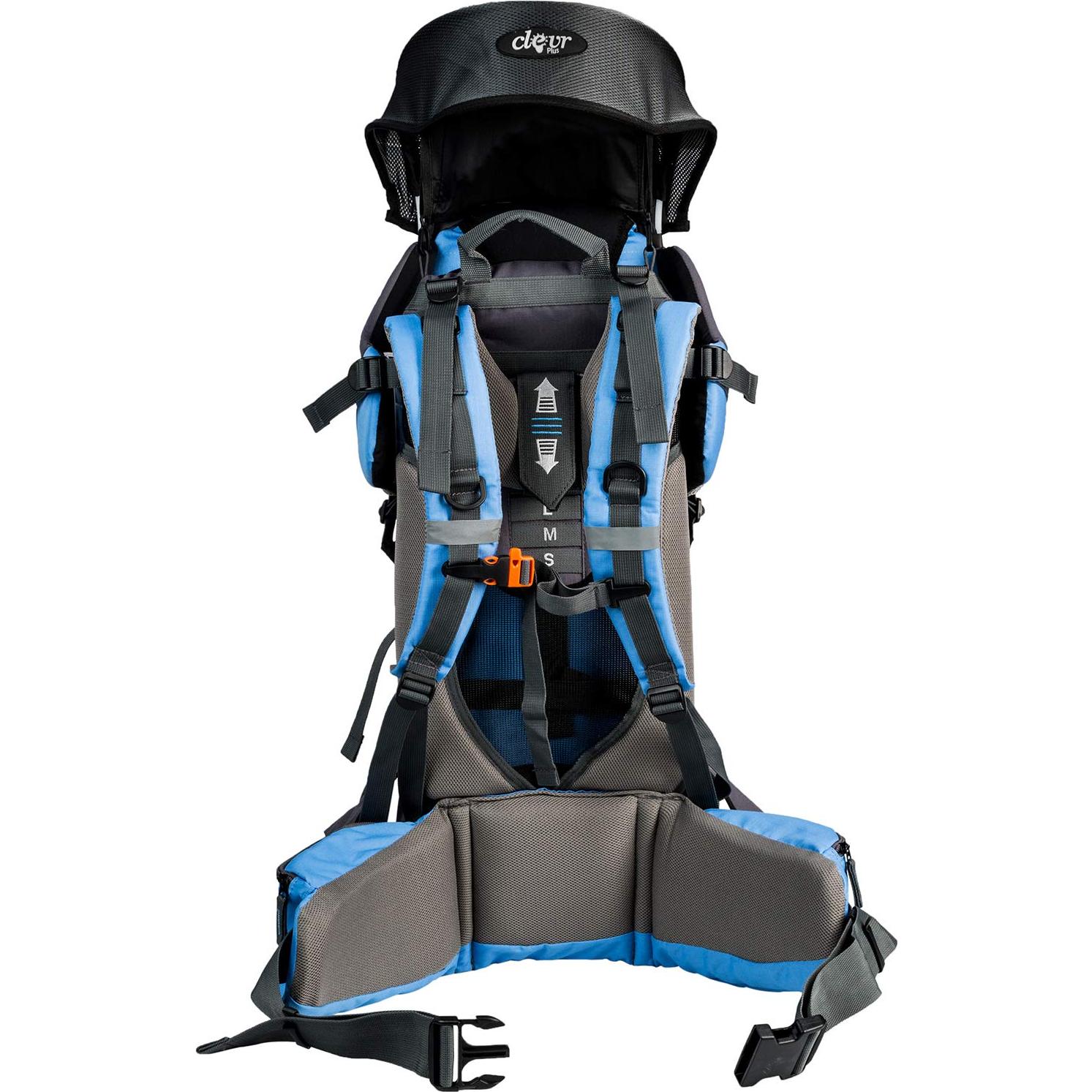 Mochila Portabebés ClevrPlus Canyonero Azul para Senderismo