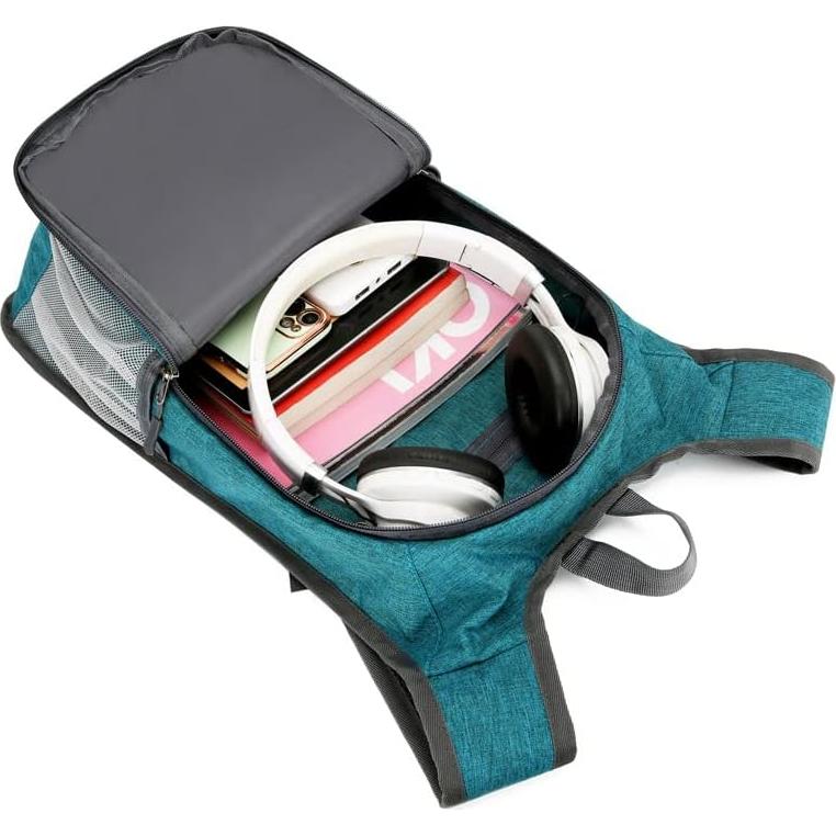 Mochila de Senderismo DOJUNS 15L Plegable Impermeable Gris