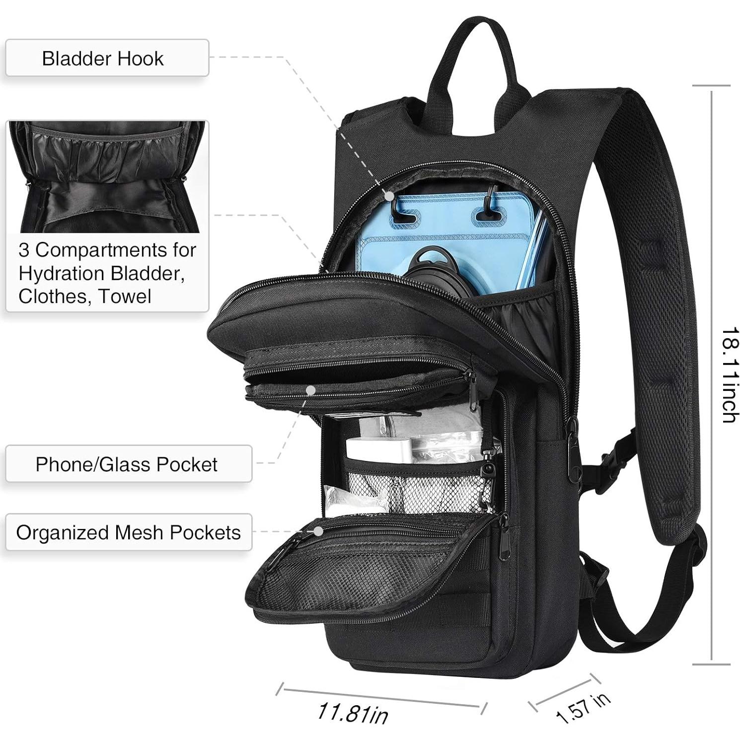 Mochila de Hidratación NOOLA DA-1020 3L Táctica Unisex