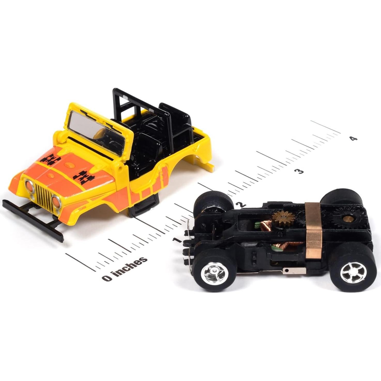 Coche de Slot Auto World SC407-2 Jeep CJ-7 Escala HO