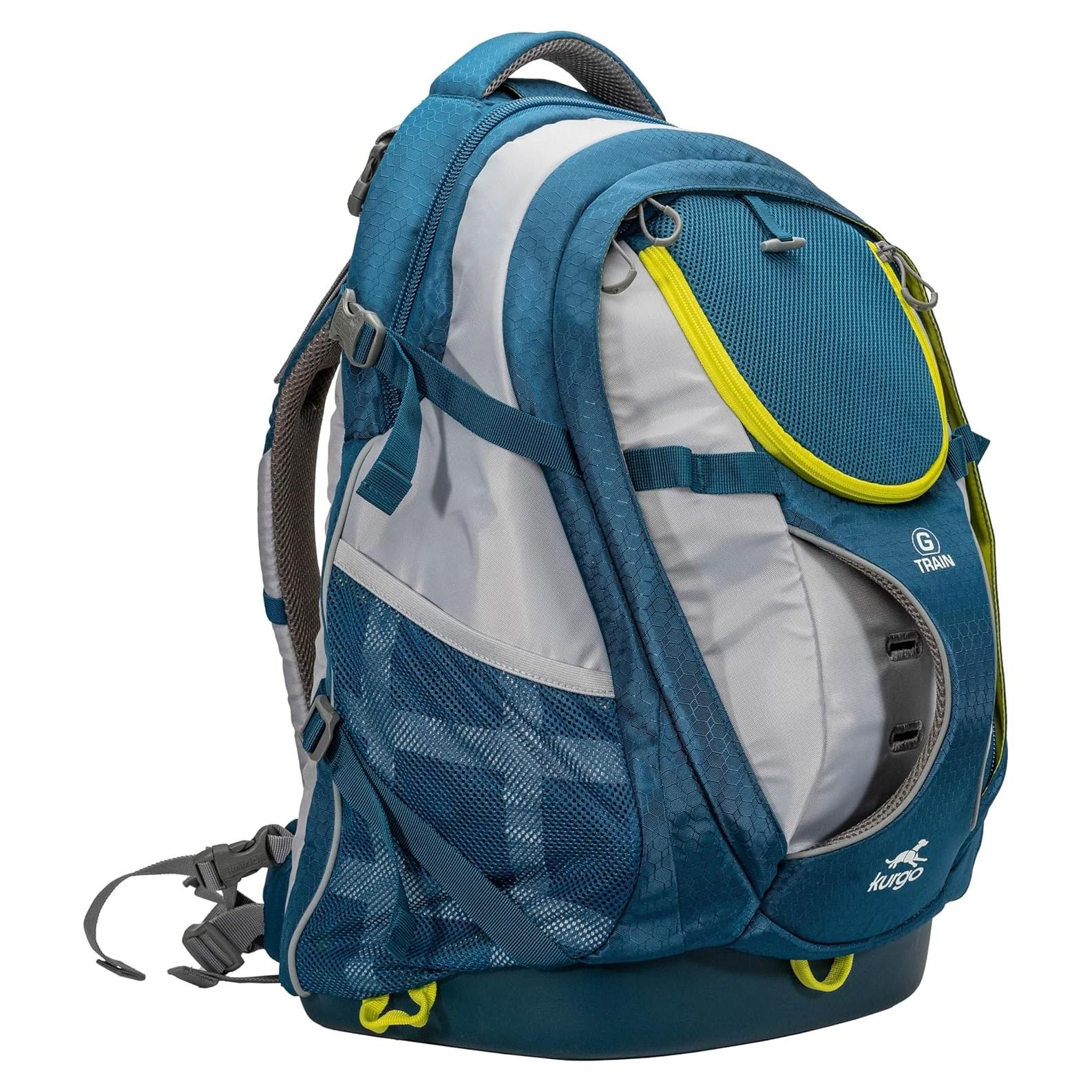 Mochila Transportadora Kurgo G-Train para Perros Pequeños - Azul Tinta