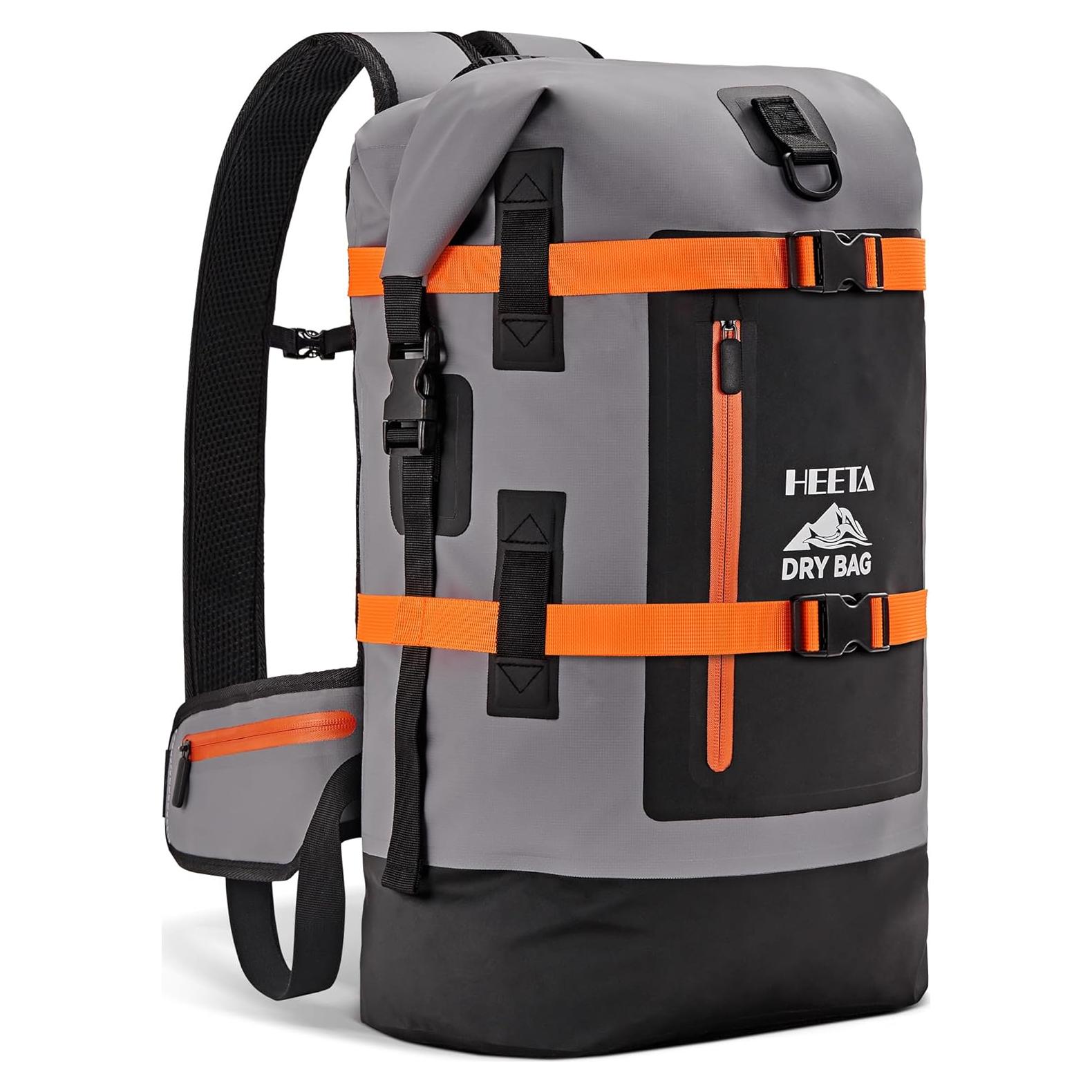 Mochila Impermeable HEETA 40L para Senderismo y Viajes