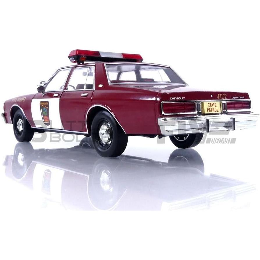 Auto Diecast Greenlight Chevrolet Caprice 1/18 Burdeos