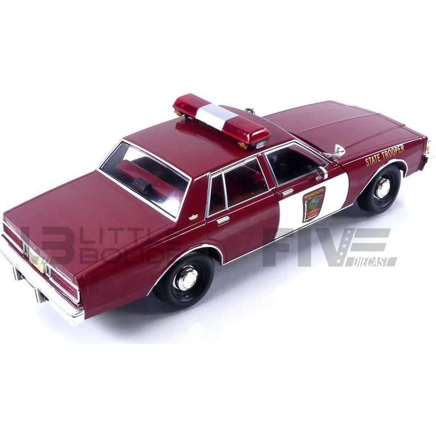 Auto Diecast Greenlight Chevrolet Caprice 1/18 Burdeos