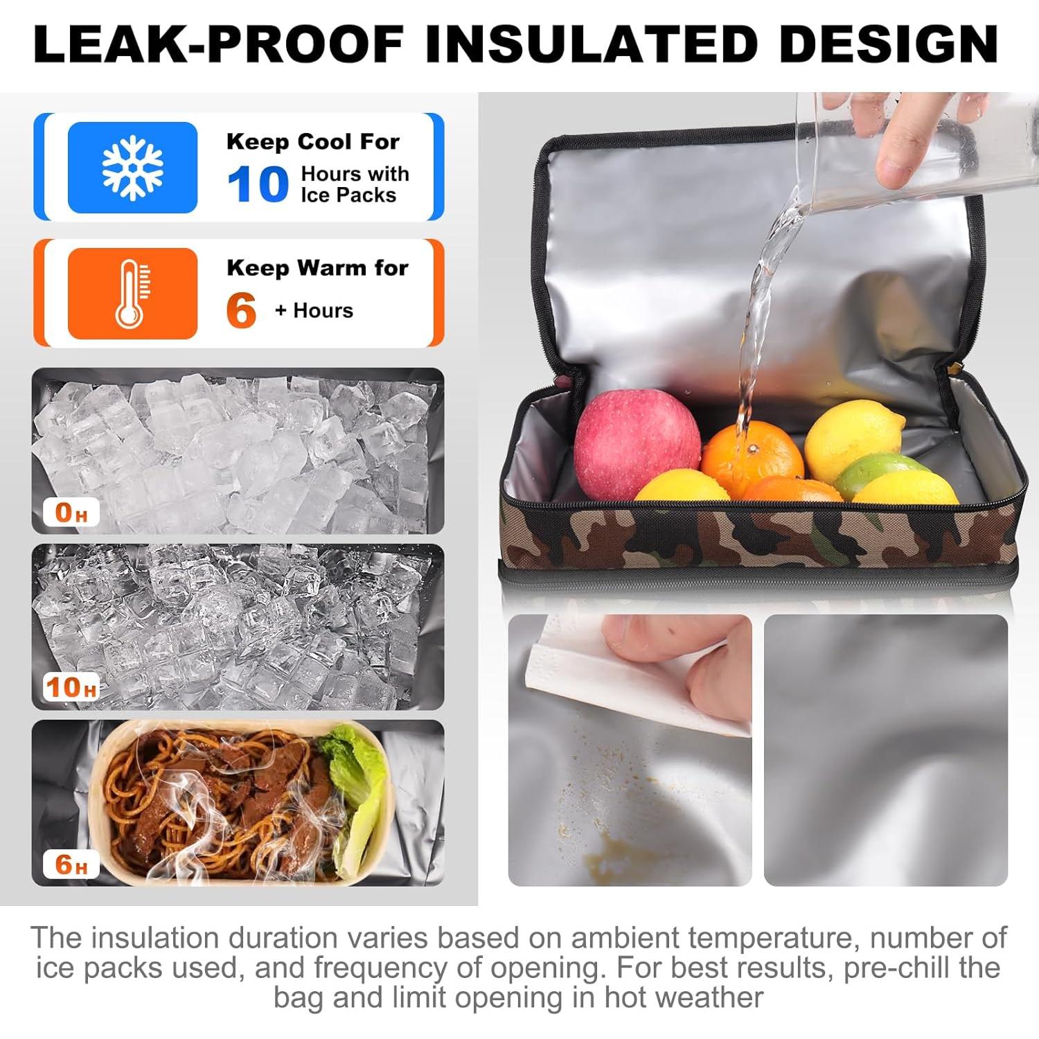 Mochila Enfriadora Orekemo Verde Camo 25L Impermeable