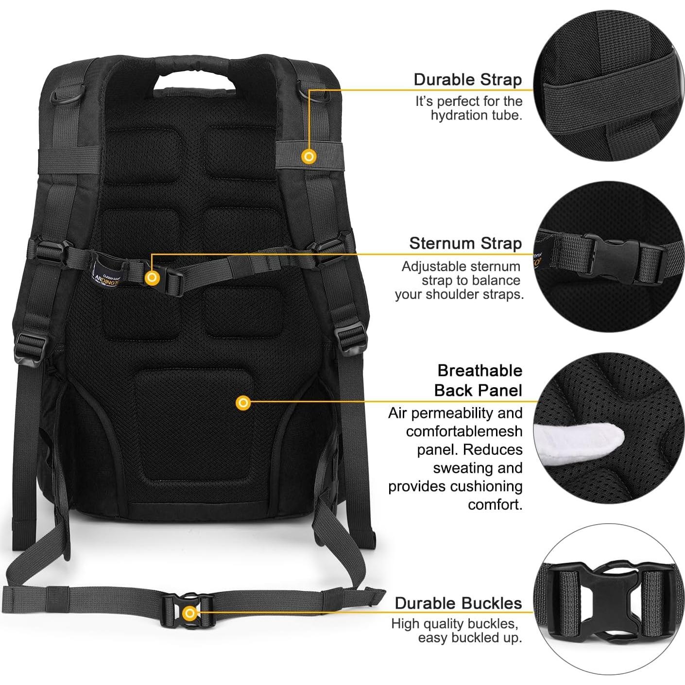 Mochila Táctica Mardingtop 40L para Senderismo y Camping