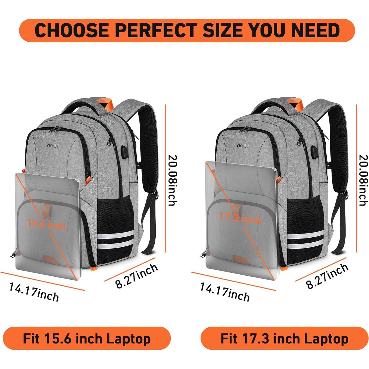 Mochila Ytonet Gris para Gimnasio 40L con Compartimento para Zapatos