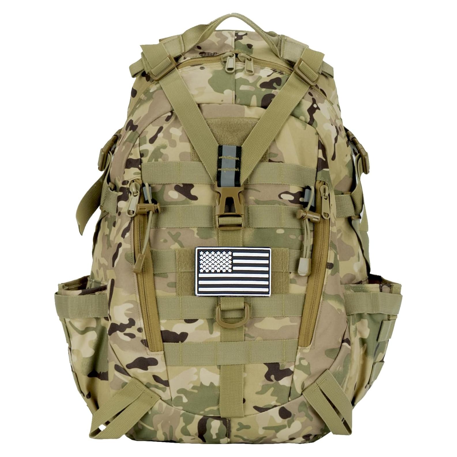 Mochila Táctica Militar Pickag 50 cm Resistente al Agua Camo