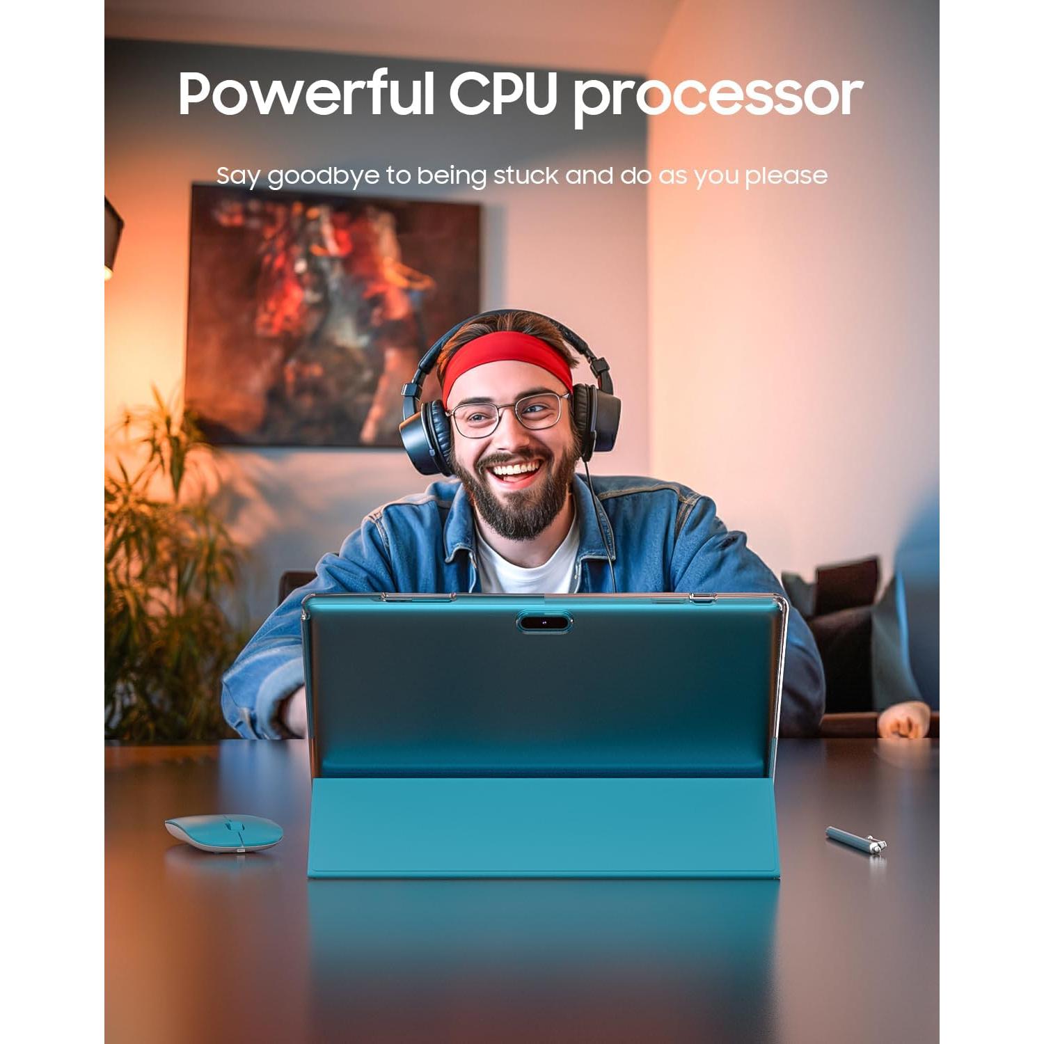 Tableta 2 en 1 ATOZEE Android 14 10.1" 6GB 32GB WiFi