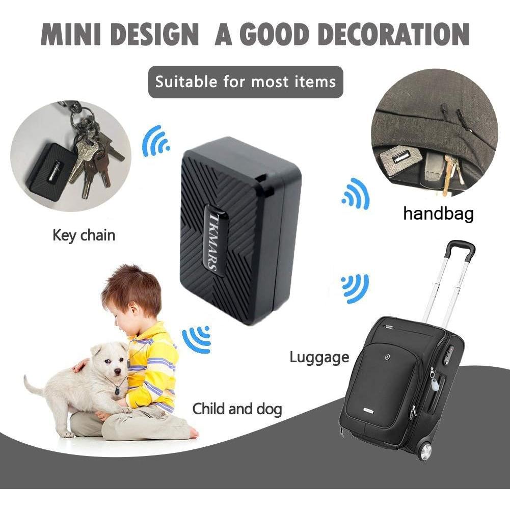 Mini Rastreador GPS 4G TKMARS para Vehículos y Mascotas