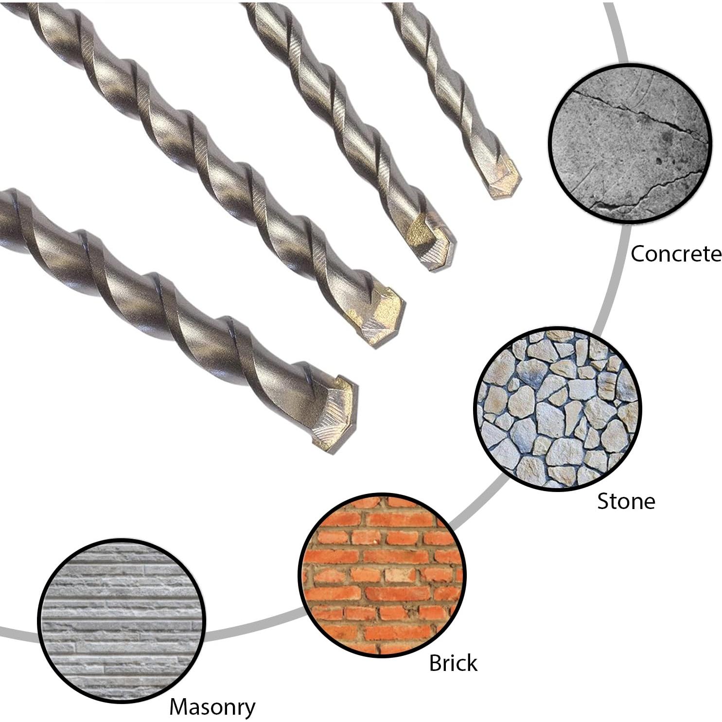 Broca SDS Plus 1/4" x 30.5 cm FF ERA para Mampostería