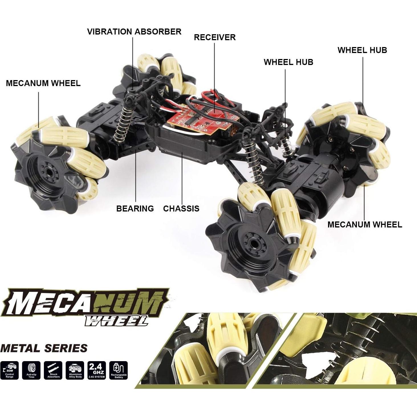 Coche RC Drift 1:16 SparkMaster 4WD 360° Acrobático