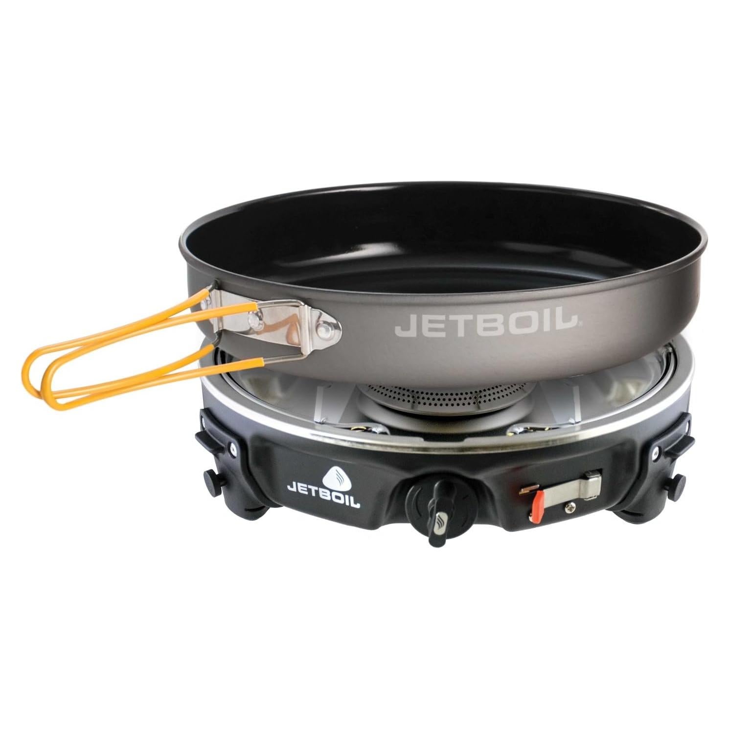 Estufa de Camping Jetboil HalfGen 10000 BTU con Sartén 9"