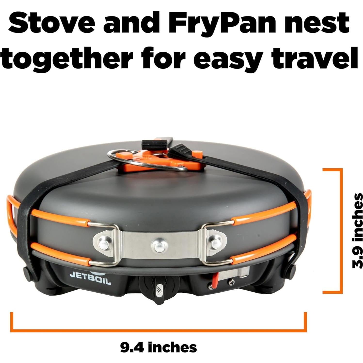 Estufa de Camping Jetboil HalfGen 10000 BTU con Sartén 9"