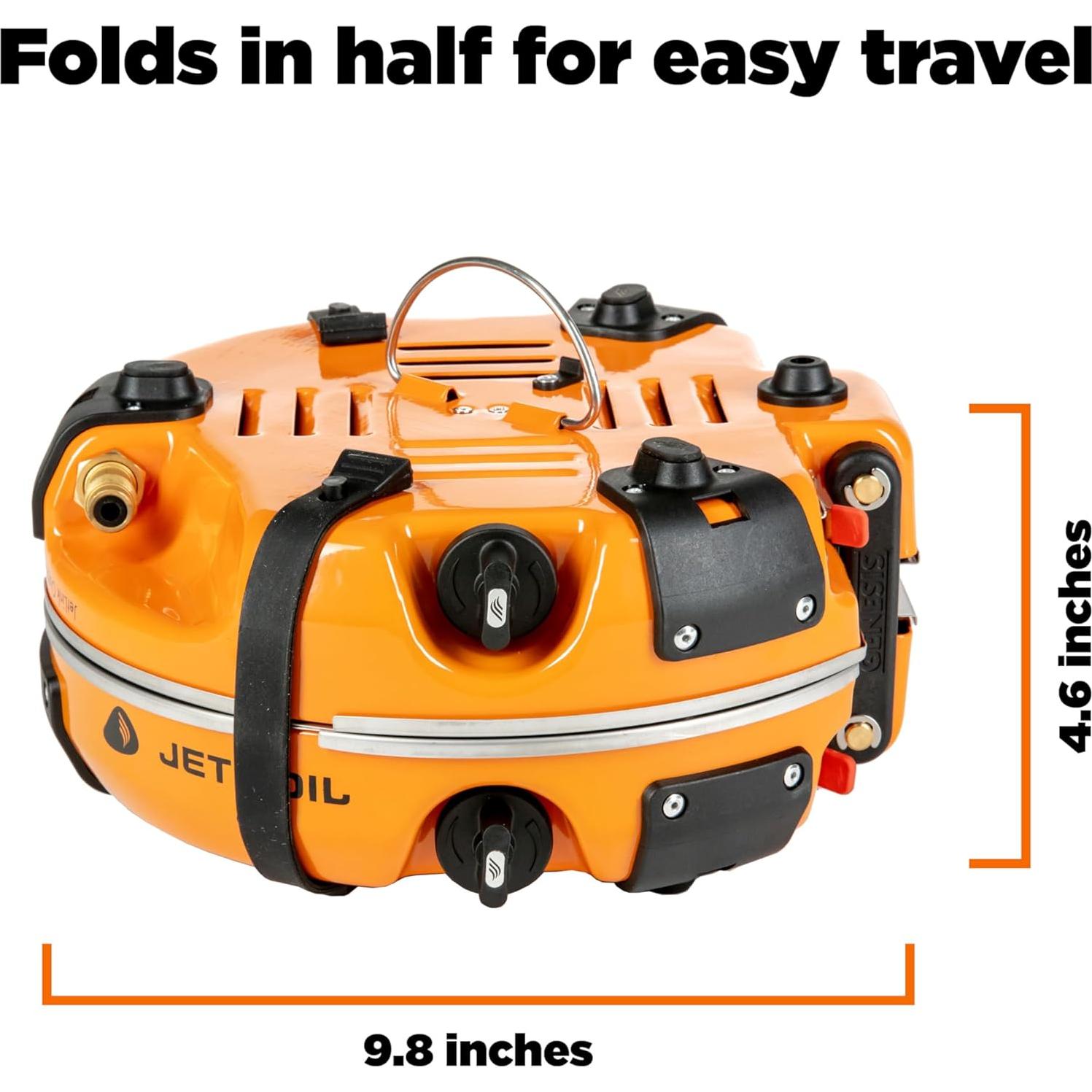 Estufa de Camping Jetboil Genesis 10,000 BTU Naranja
