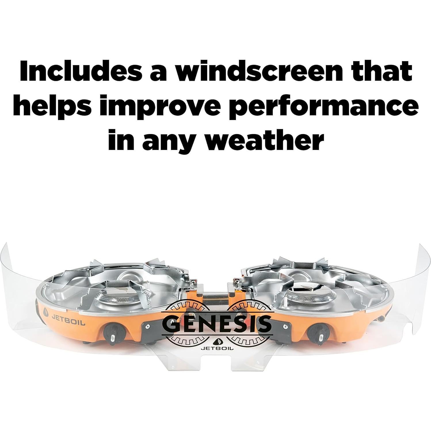 Estufa de Camping Jetboil Genesis 10,000 BTU Naranja