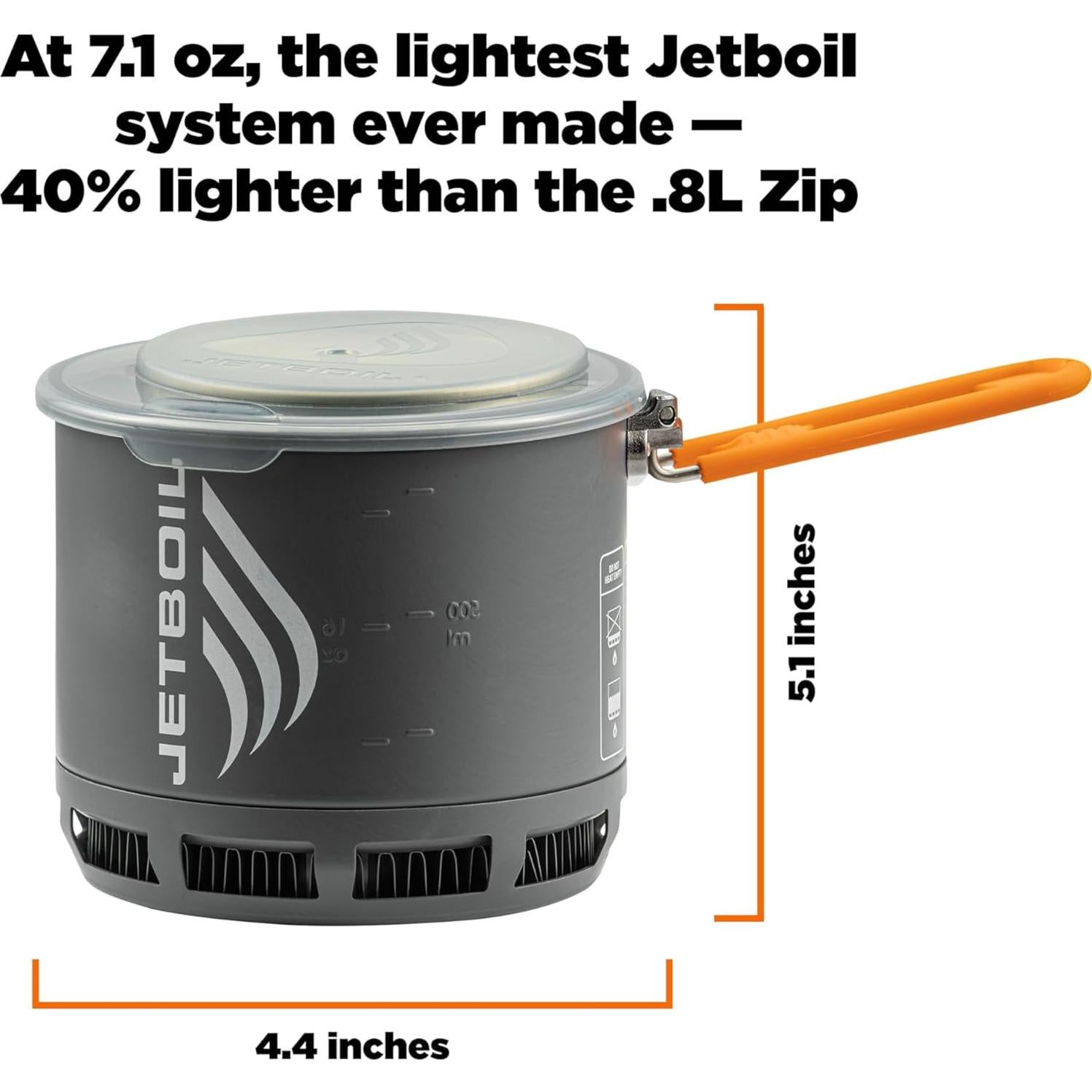 Jetboil Stash Sistema de Cocina Ultraligero 0.8L 201g