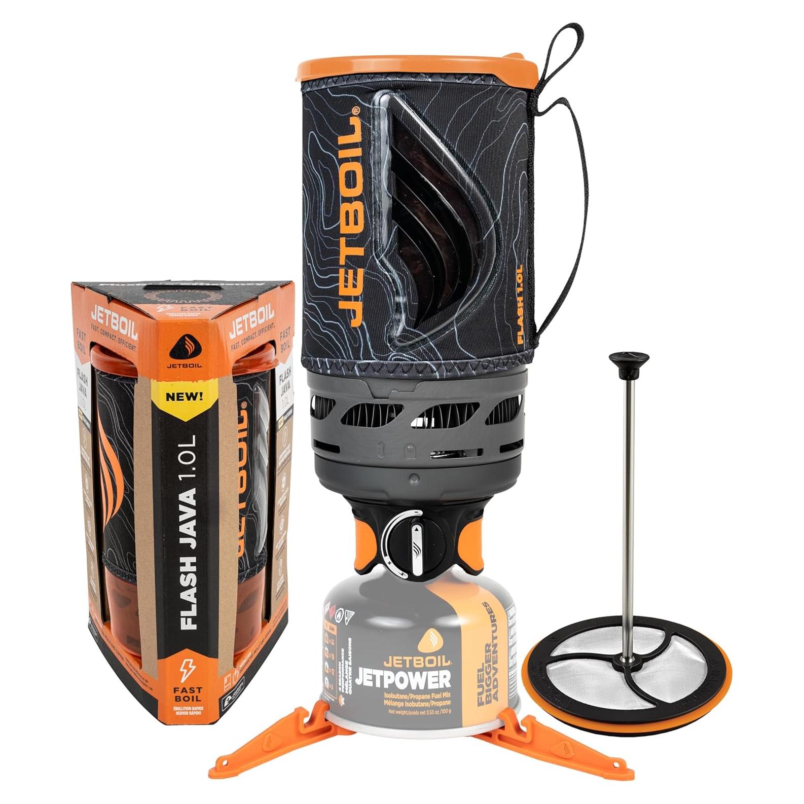 Estufa Portátil Jetboil Flash Java 1.0L con Prensa de Café