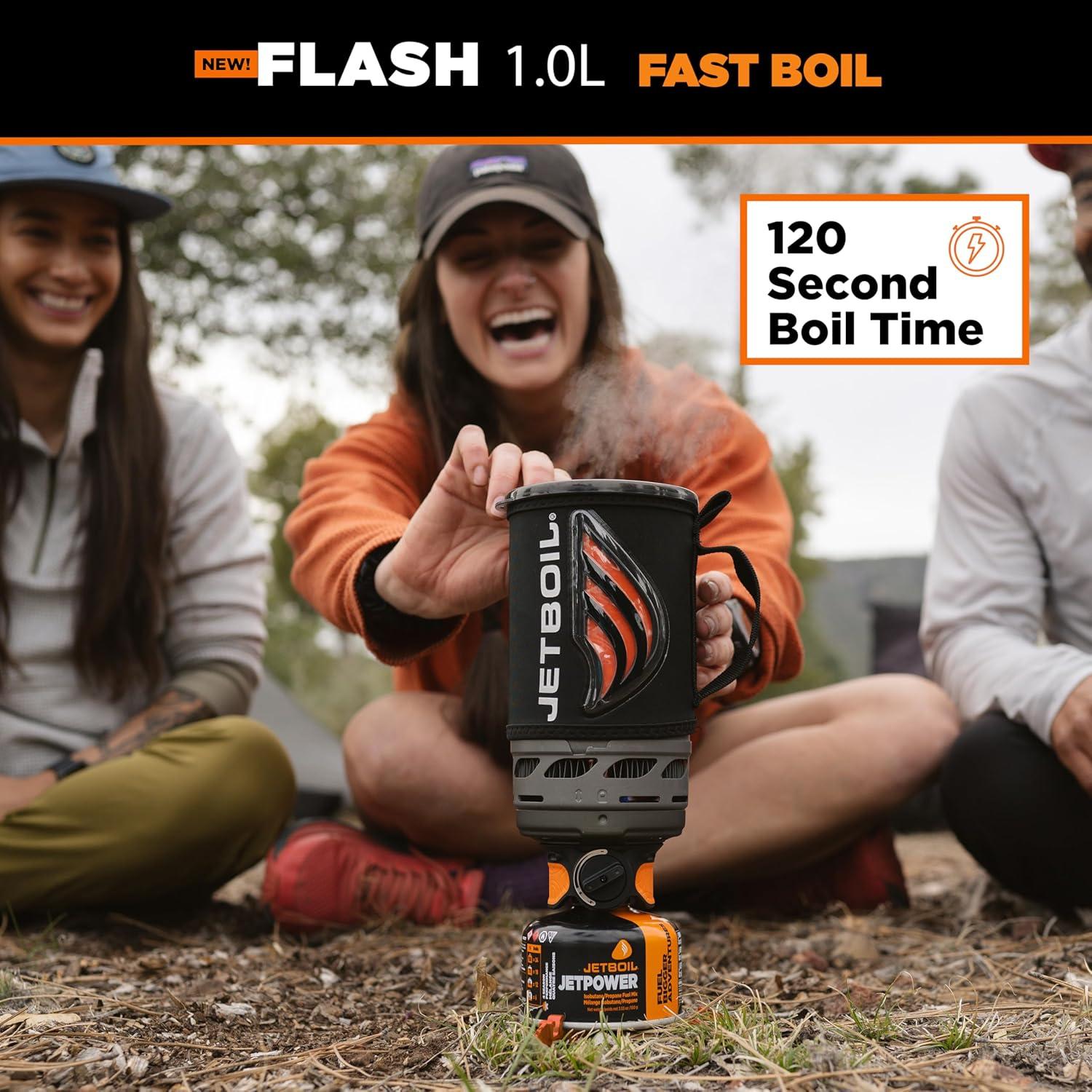 Estufa Portátil Jetboil Flash Java 1.0L con Prensa de Café