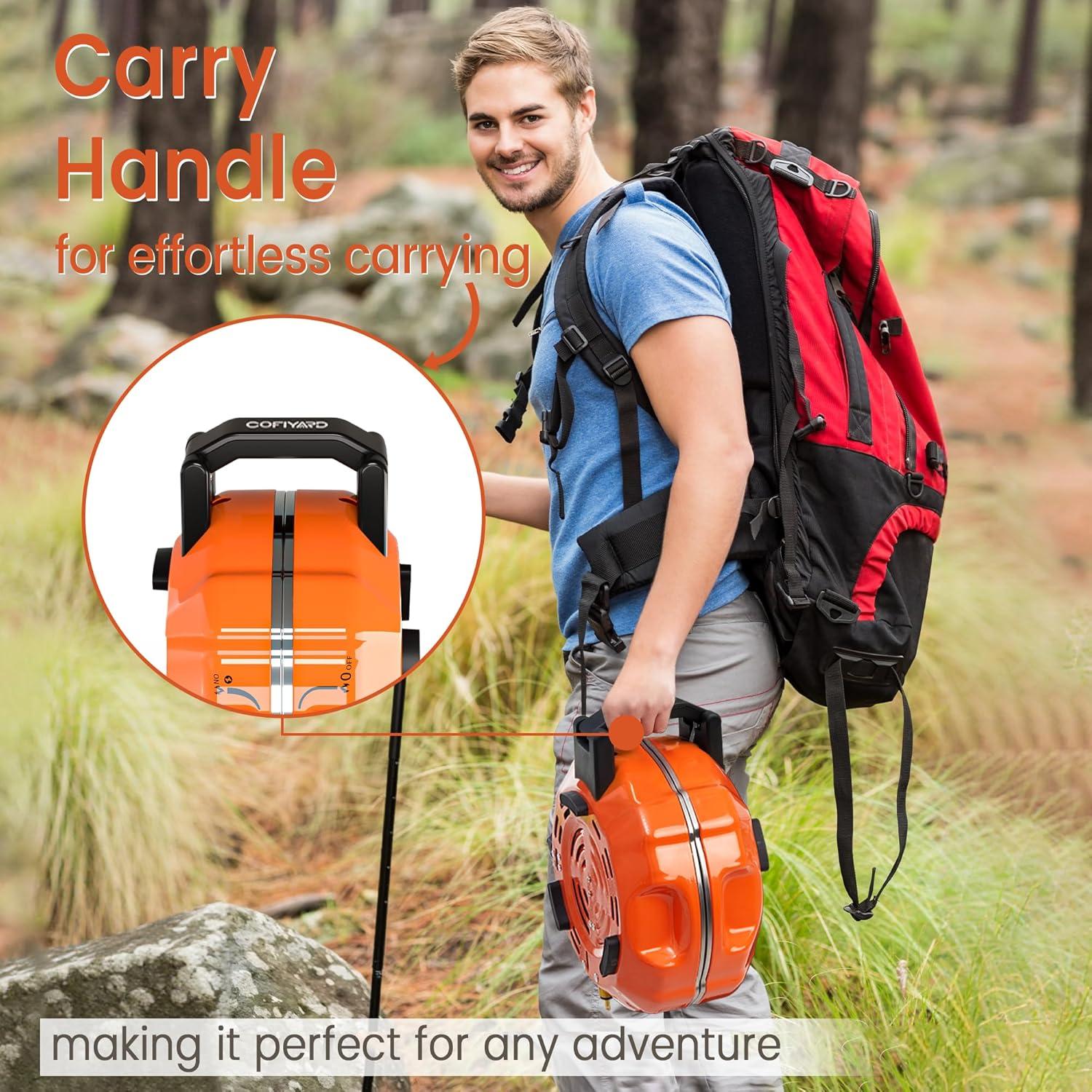 Estufa de Camping Cofiyard 2 Quemadores 20,000 BTU Plegable