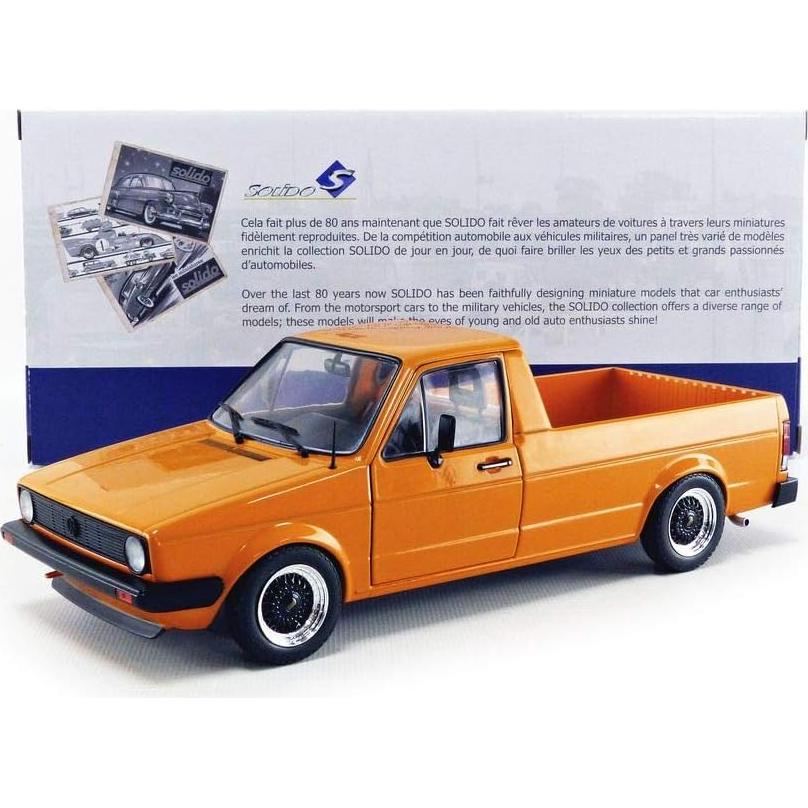 Auto a Escala 1:18 Solido VW Caddy Mk1 Naranja