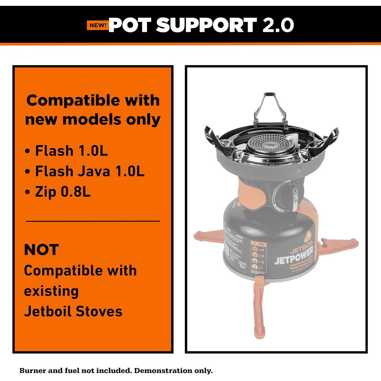 Soporte para Olla Jetboil 2.0 Plegable para Estufas 2025