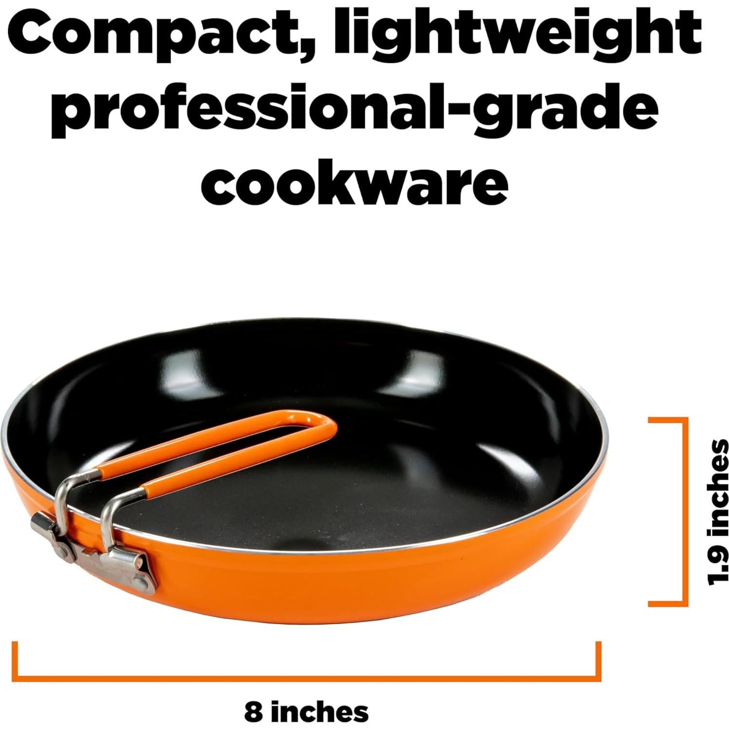 Jetboil Summit Skillet Non Stick Camping Cookware for Jetboil Backpacking Stoves