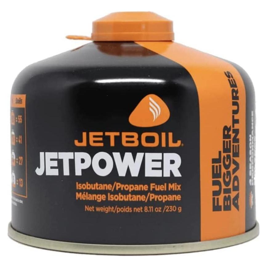 Jetboil JetPower Combustible 230g - Paquete de 2 Cartuchos