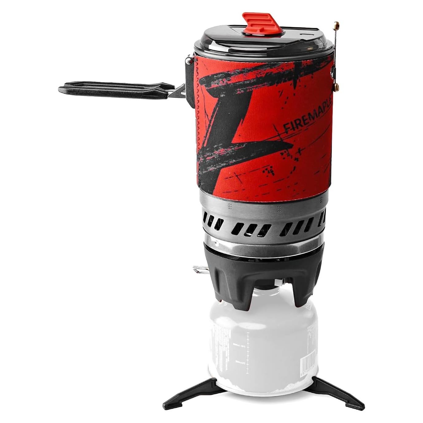 Estufa Portátil Fire Maple Polaris con Olla y Regulador - Negro