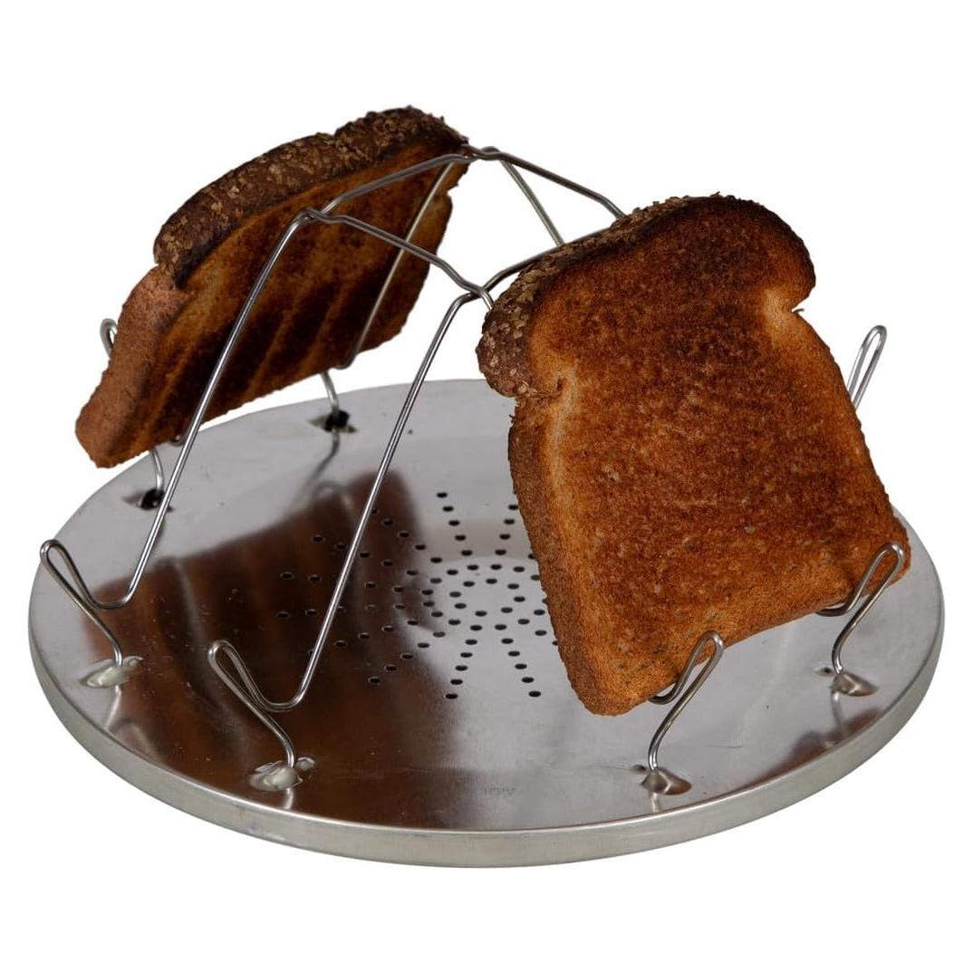 Tostador Plegable Stansport para Estufa de Campamento 22 cm